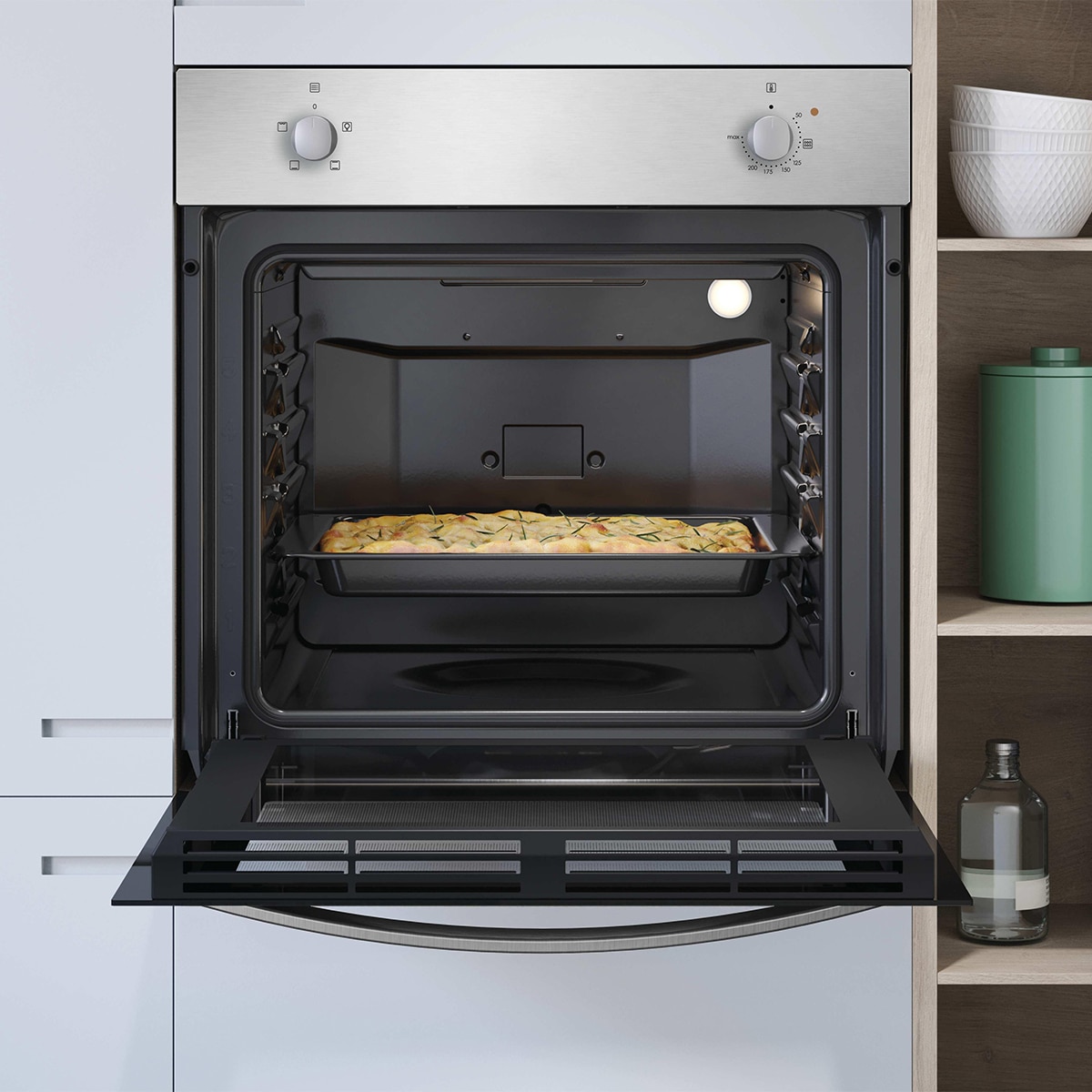 Horno multifunción Candy 70 litros, aqualisis - FIDCP X200 (Reacondicionado Grado C) - Negro Negro-5