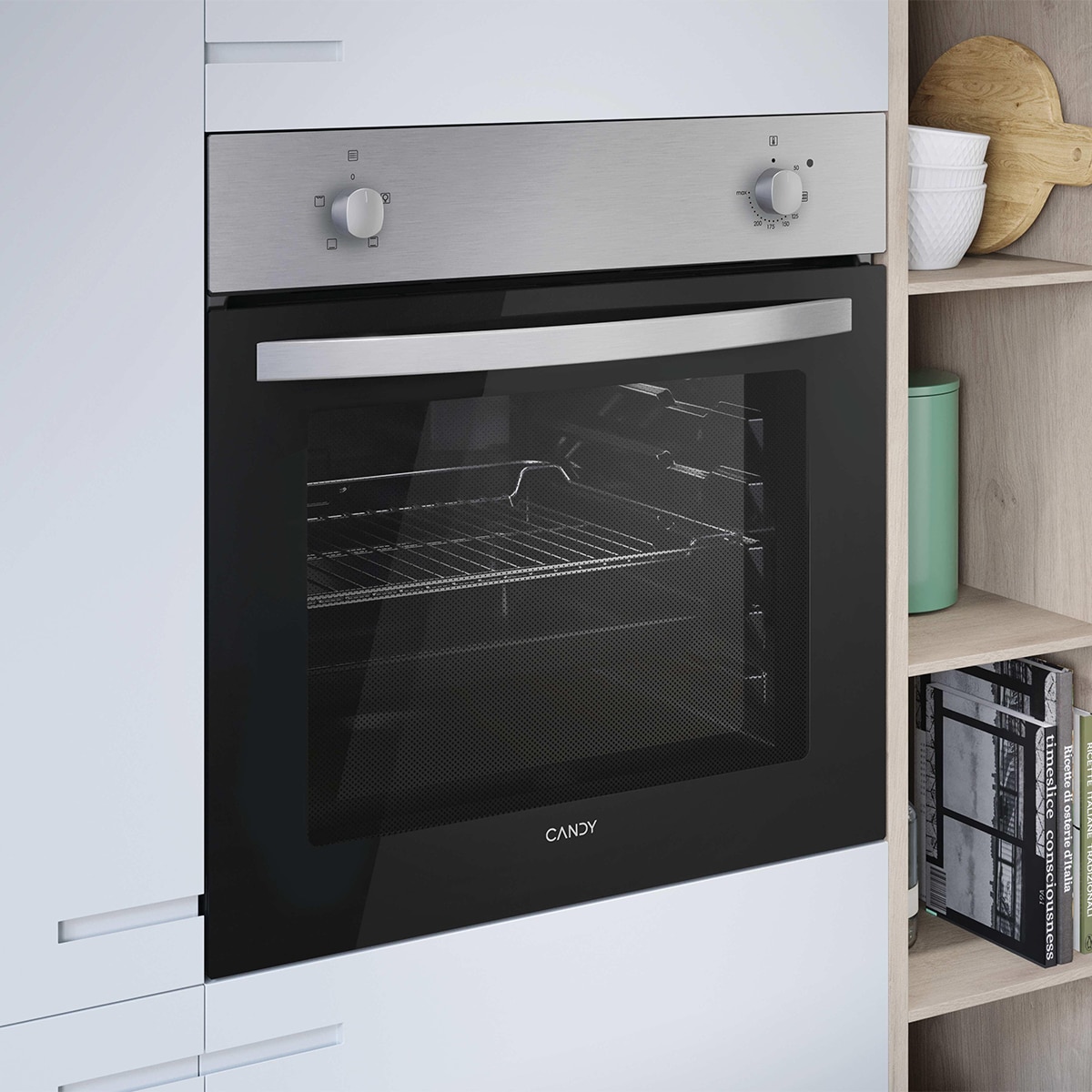 Horno multifunción Candy 70 litros, aqualisis - FIDCP X200 (Reacondicionado Grado C) - Negro Negro-6