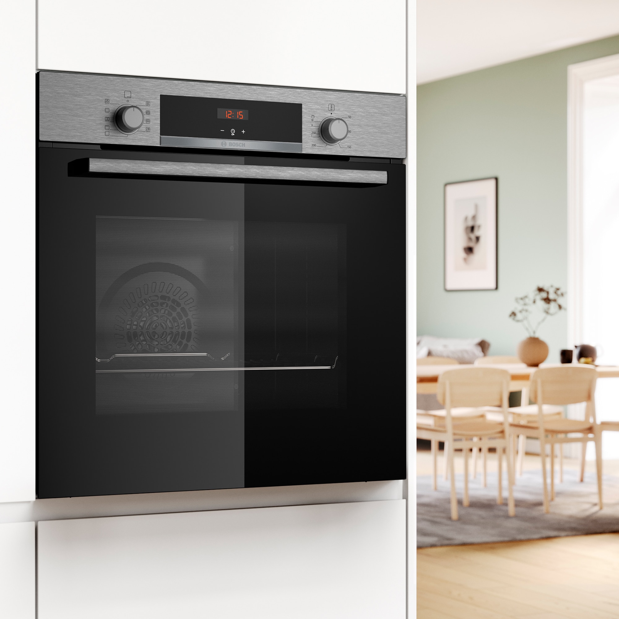 Horno multifunción Bosch con limpieza por Aqualisis - HBA514ES3 (Reacondicionado Grado C) - Acero Inox Acero Inox-3
