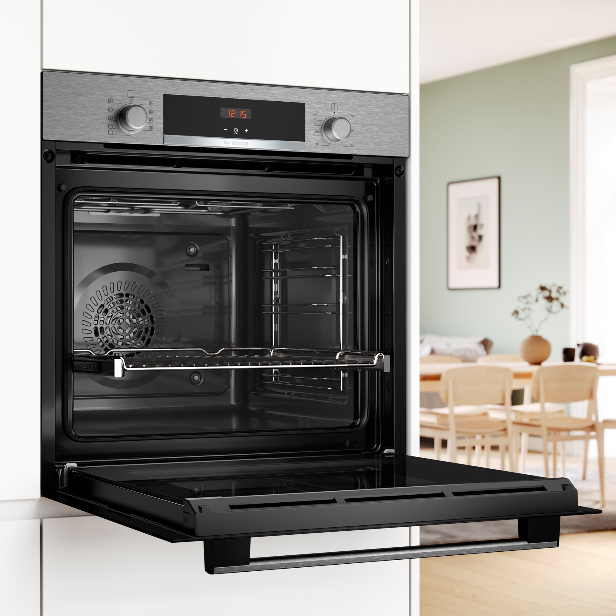 Horno multifunción Bosch con limpieza por Aqualisis - HBA514ES3 (Reacondicionado Grado C) - Acero Inox Acero Inox-4