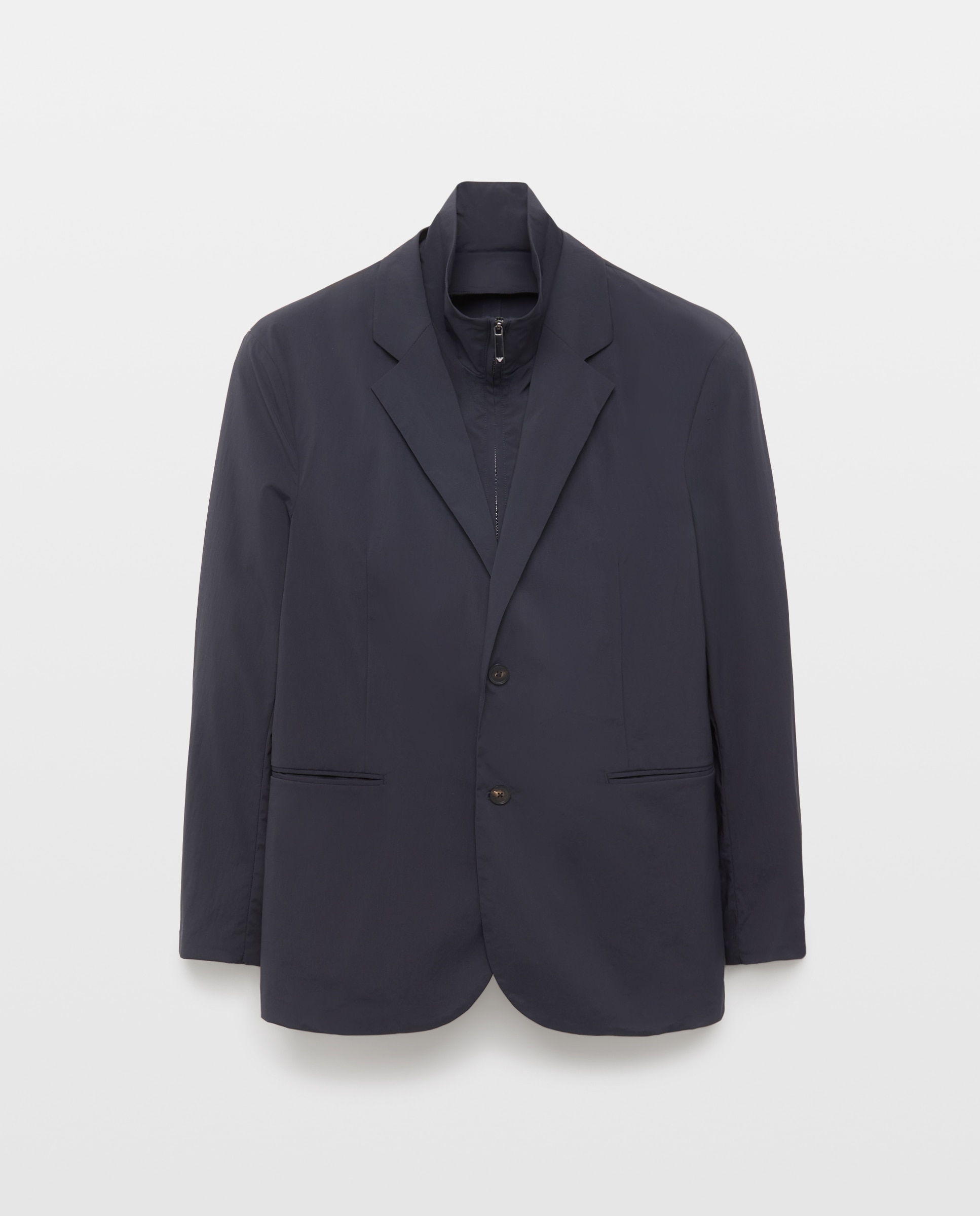 Imagen 1 de Chaqueta de hombre con abotonadura sencilla y cuello con solapas Azul marino