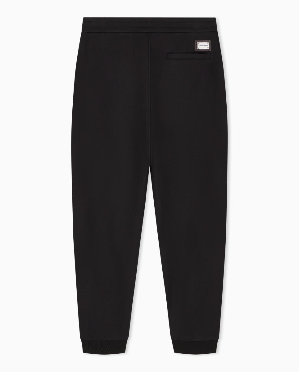 Imagen 8 de Pantalón deportivo de hombre en felpa con goma en el bajo - Emporio Armani - Negro Negro