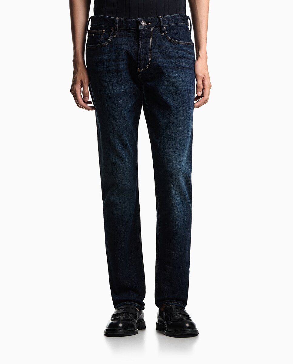Jeans Mens Monedero Armani Jeans Vaquero De Hombre J06 Slim Fit En