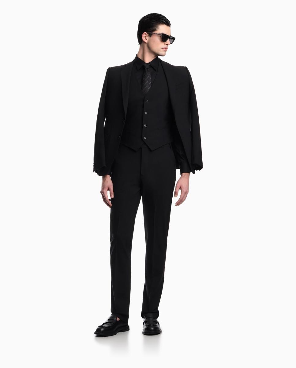 Camisa Regular Fit em Algodão Pima Preto-5