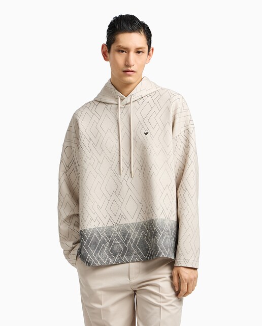 Imagem 0 de Sweatshirt com Multi Estampado e com Capuz