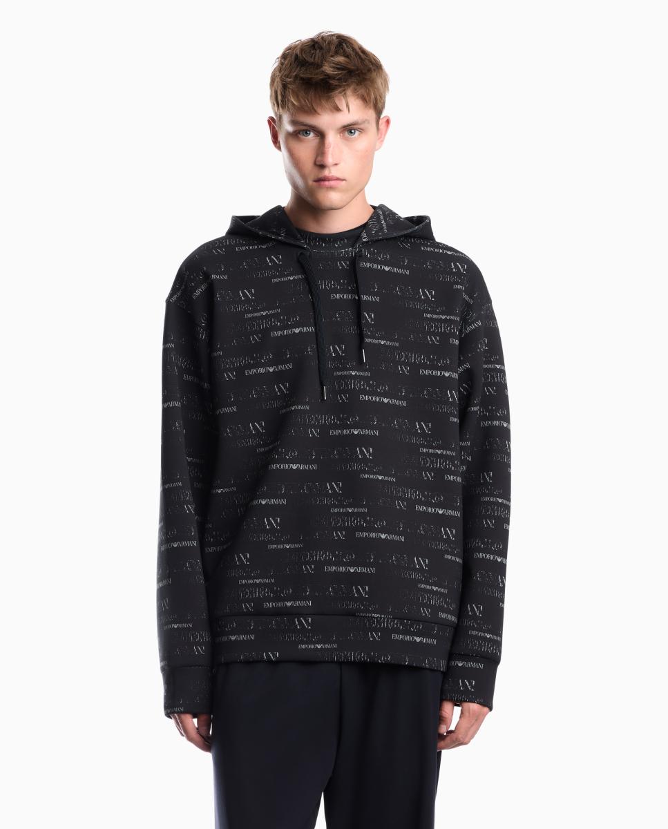 Imagem 0 de Sweatshirt com Capuz e All Over Print de Logótipo