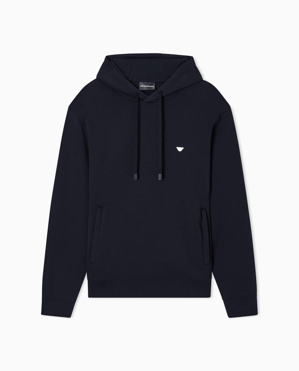Sweatshirt Lisa com Capuz Azul-marinho-5
