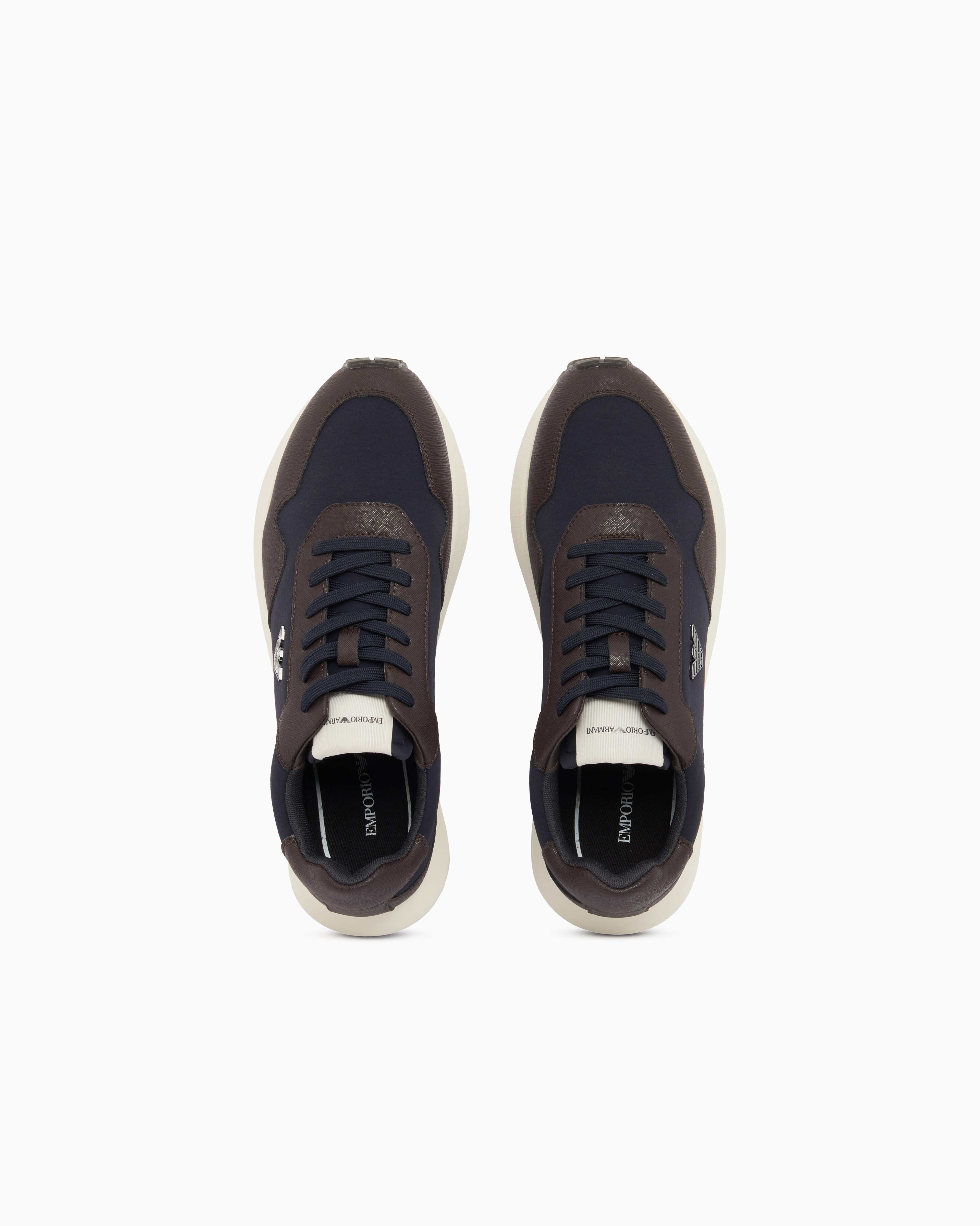 Sapatilhas Retro Runner com Contrastes Azul-3