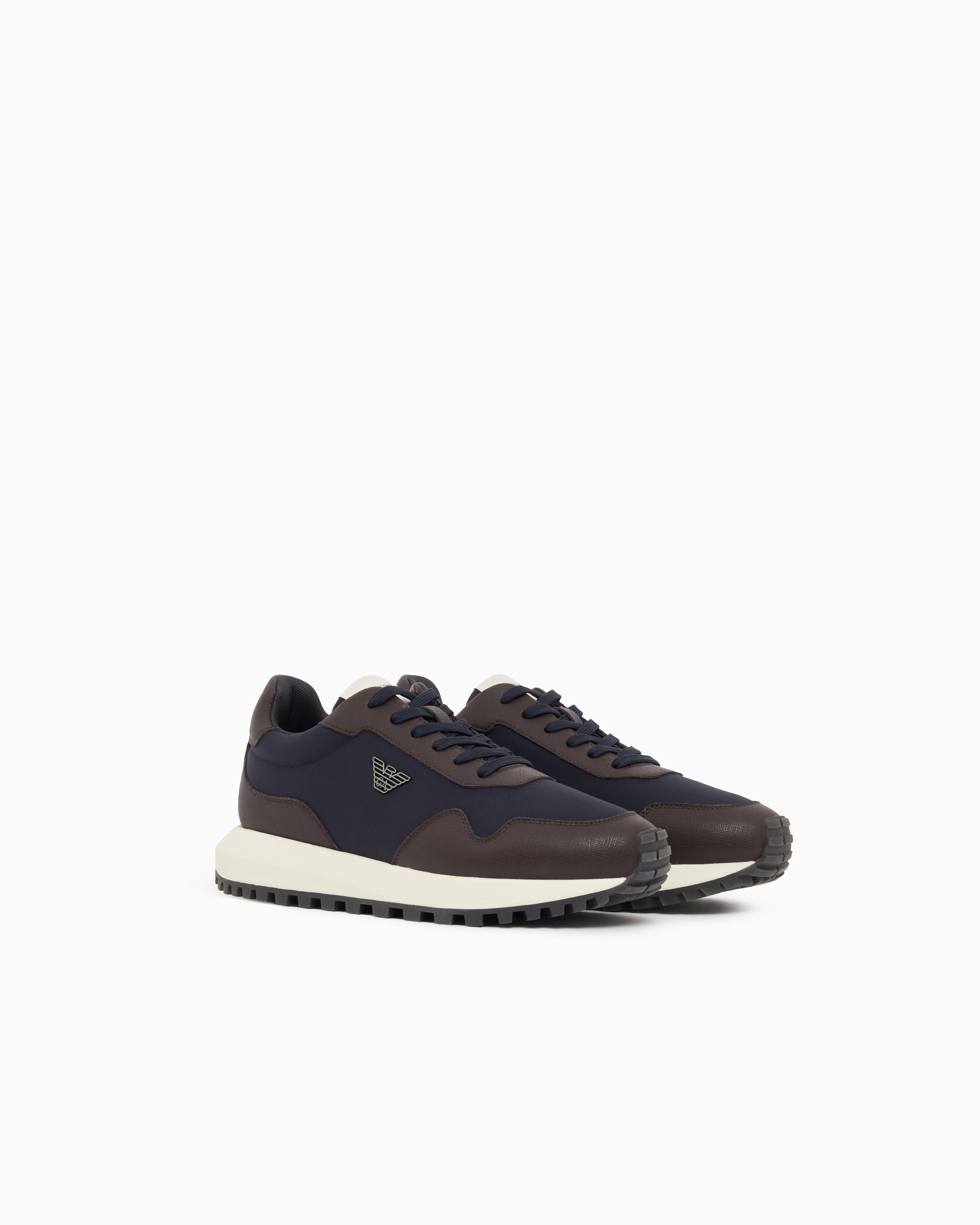 Sapatilhas Retro Runner com Contrastes Azul-6