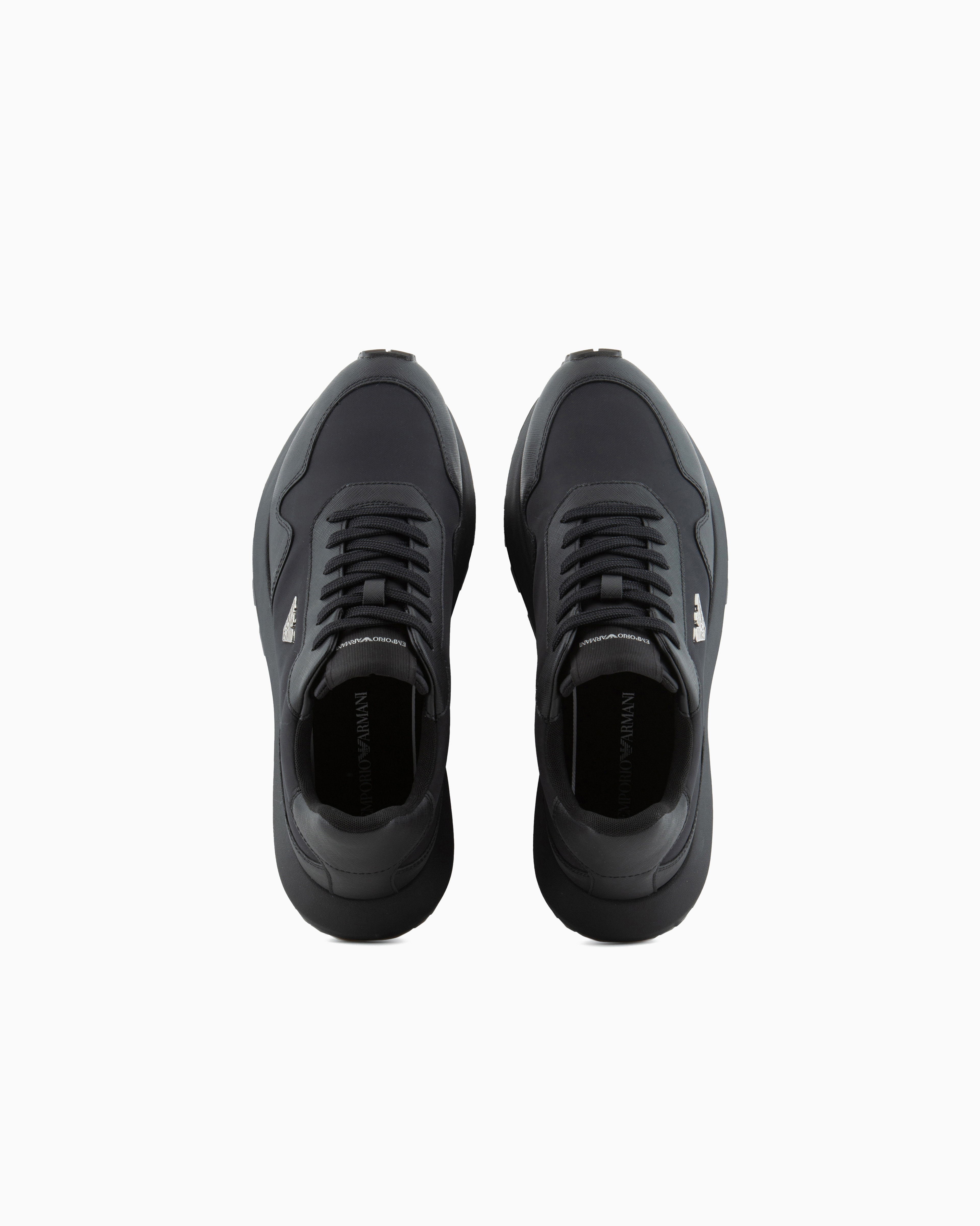 Sapatilhas de Nylon Reciclado com Logótipo Preto-4