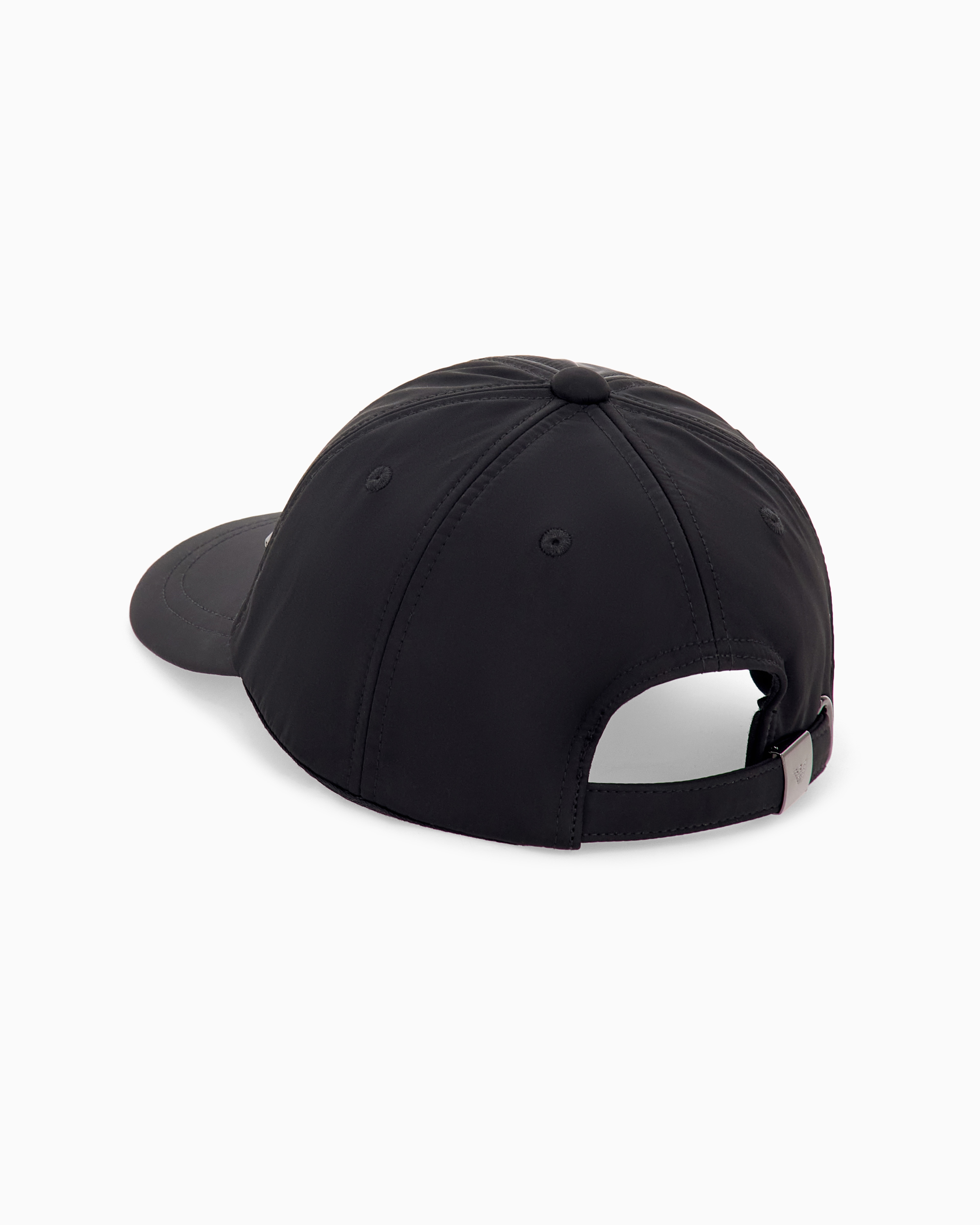 Boné de Nylon com Logótipo Preto-2
