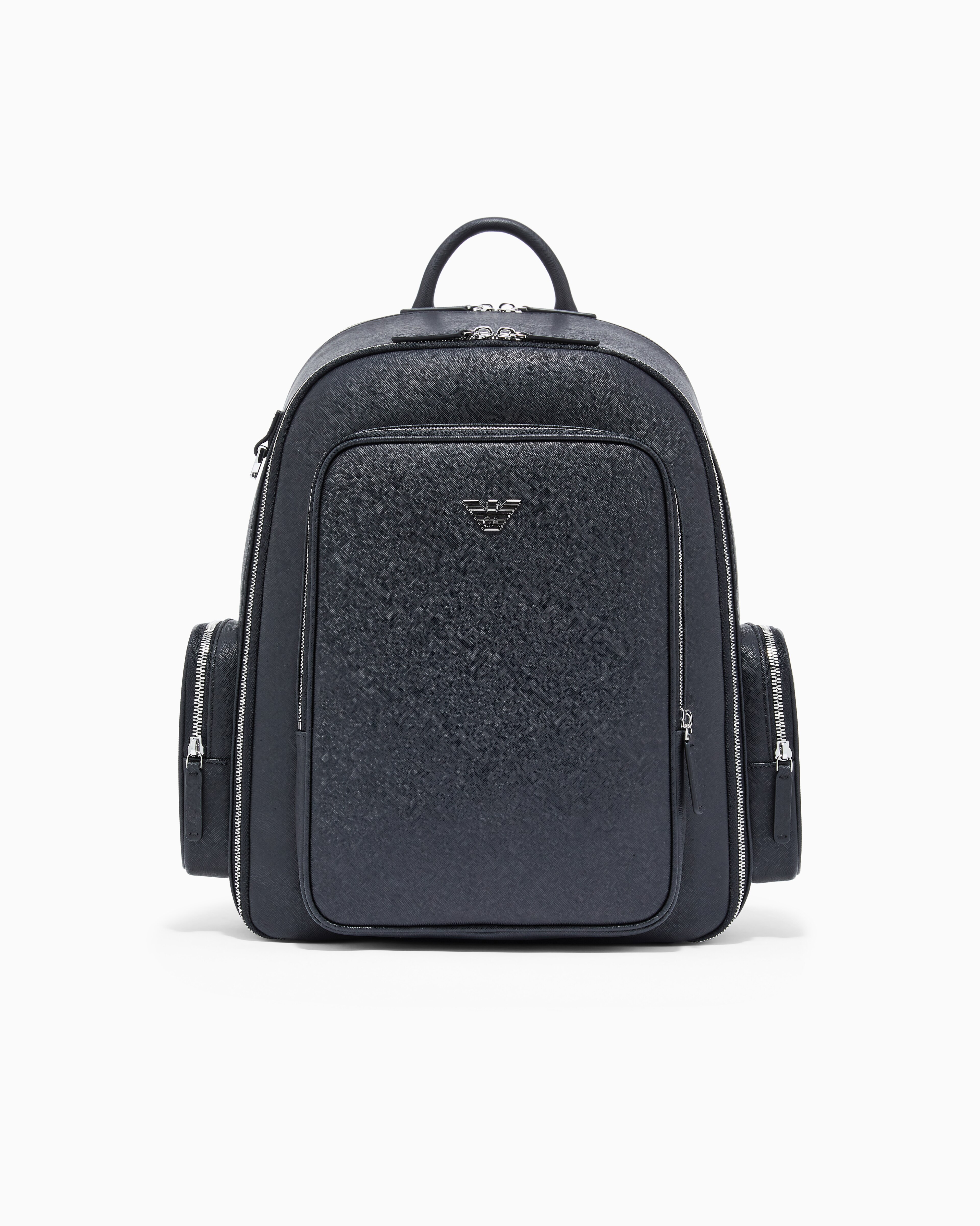 Imagem 0 de Mochila de Efeito Saffiano Multifunções