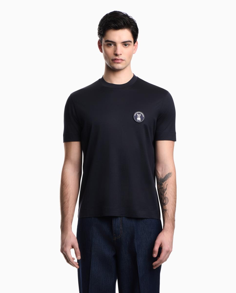 Imagem 0 de T-shirt de manga curta com logótipo no peito