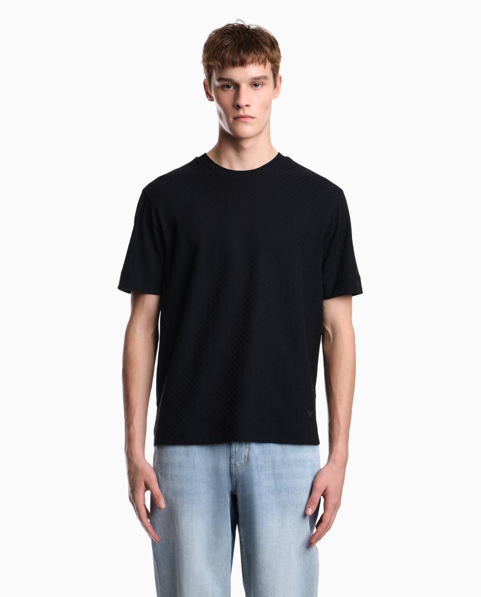 Imagem 0 de T-shirt Regular Fit com Manga Curta e Gola Redonda