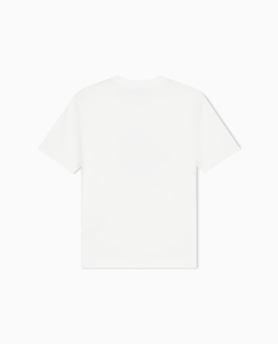 T-shirt de Manga Curta, Gola Redonda e Logótipo no Peito Branco-10