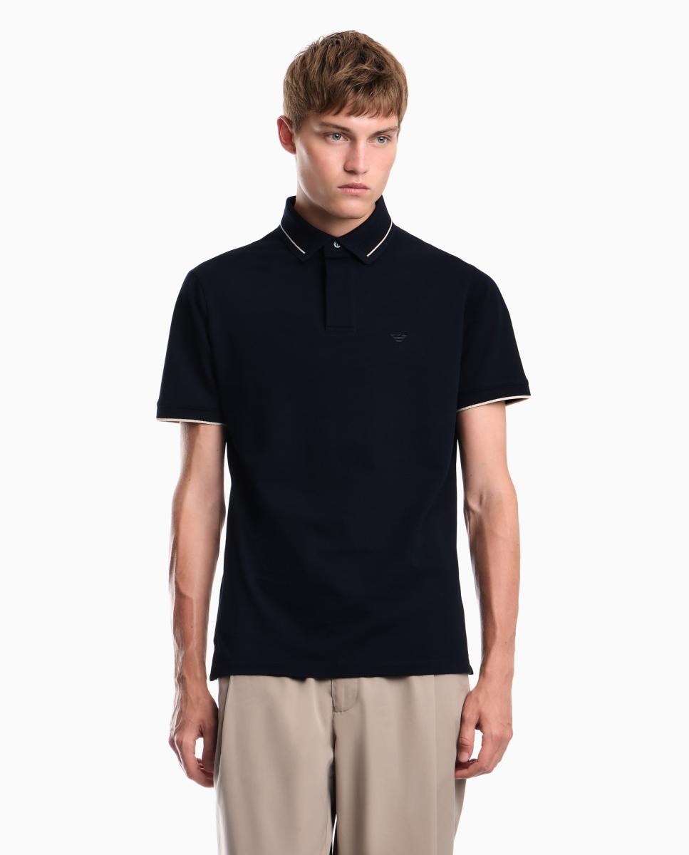 Imagem 0 de Polo Slim Fit com Manga Curta