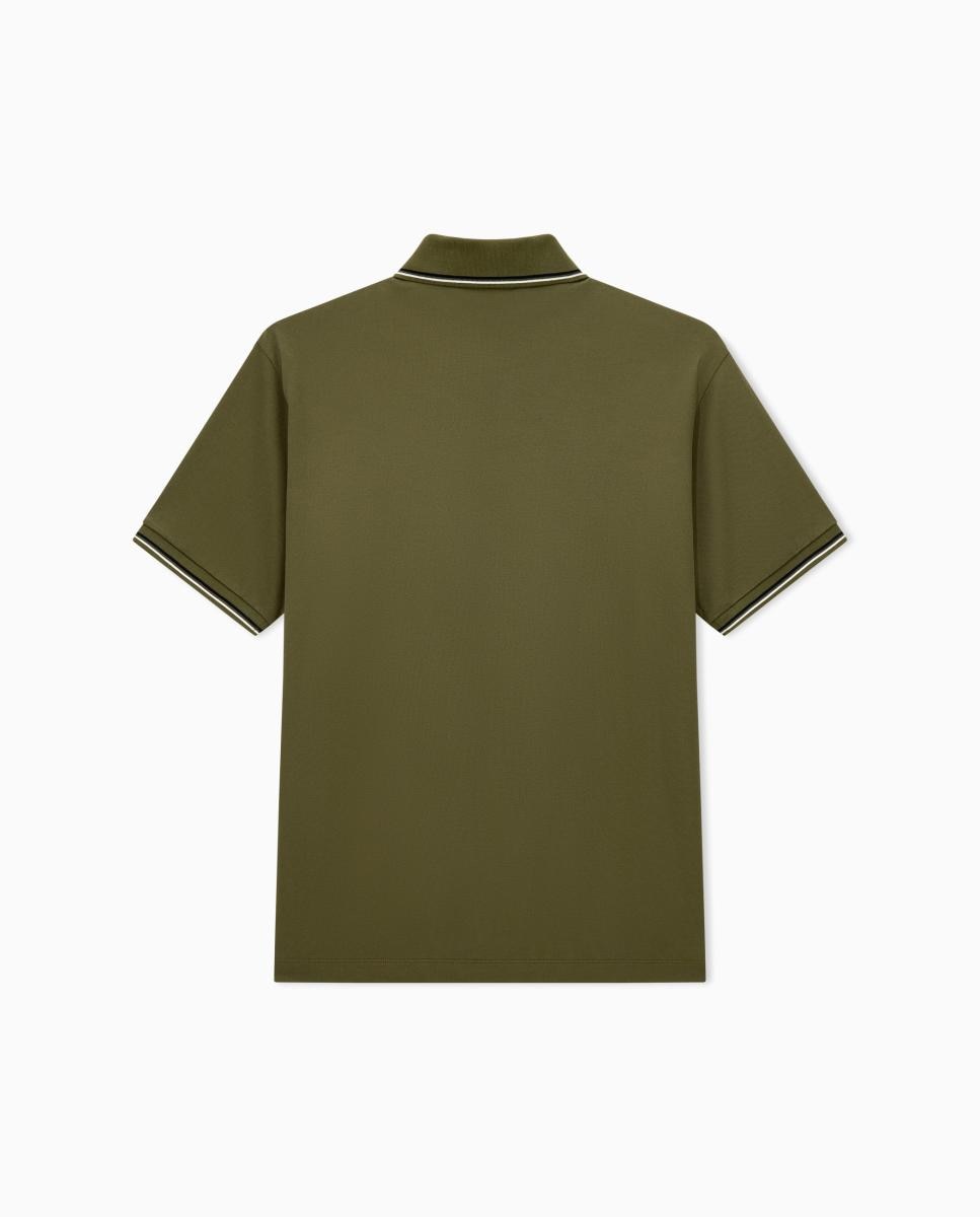 Imagen 7 de Polo de hombre manga corta regular fit - Emporio Armani - Verde militar Verde militar