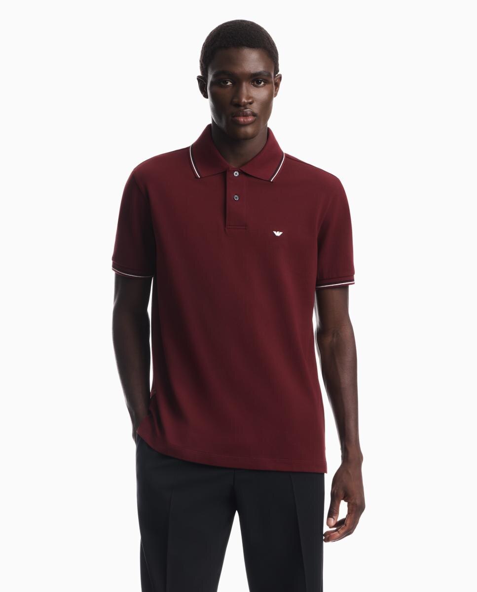 Imagen 1 de Polo de hombre manga corta regular fit - Emporio Armani - Burdeos Burdeos