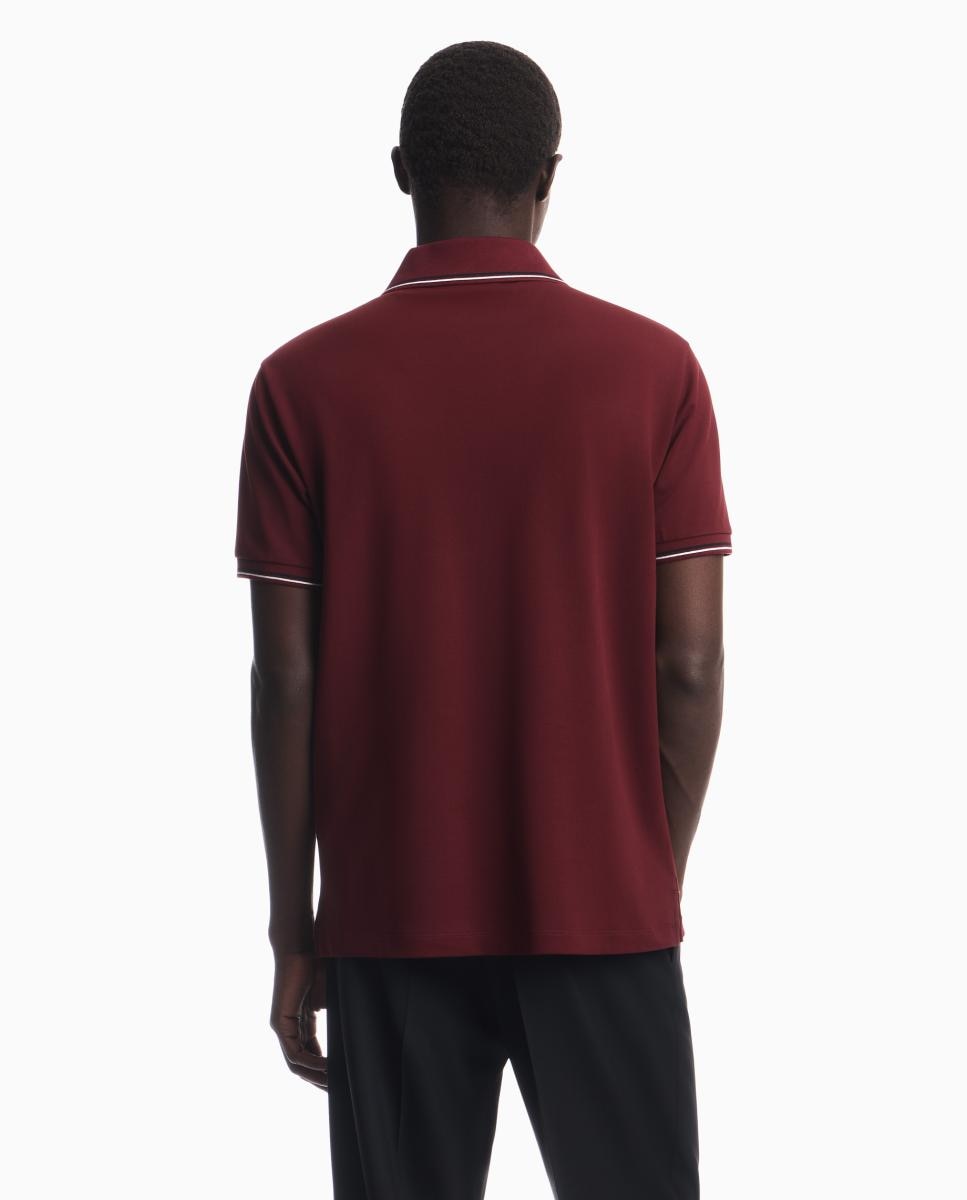Imagen 2 de Polo de hombre manga corta regular fit - Emporio Armani - Burdeos Burdeos