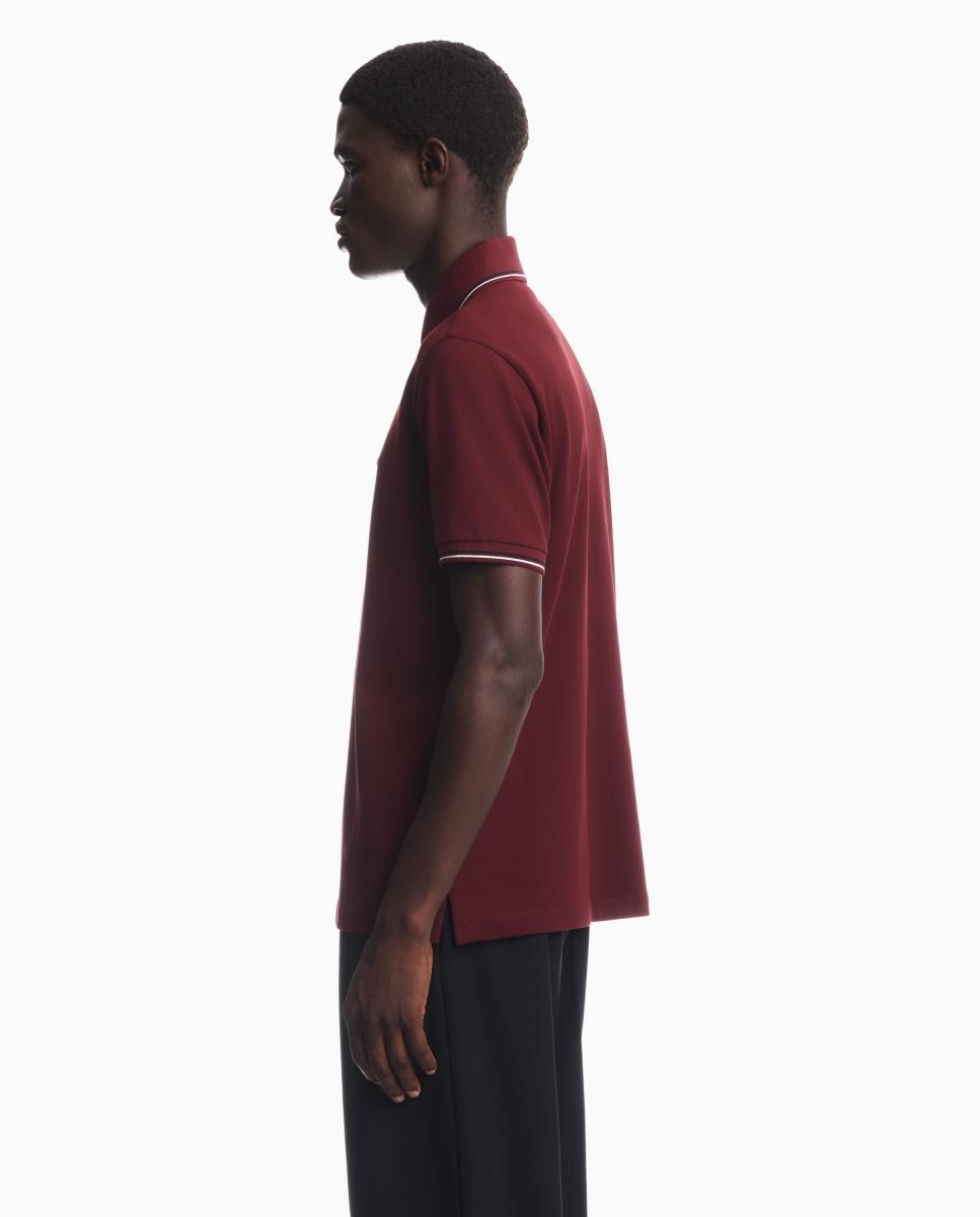 Imagen 3 de Polo de hombre manga corta regular fit - Emporio Armani - Burdeos Burdeos