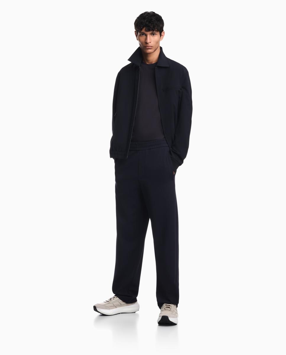 Imagen 8 de Cazadora de hombre cuelo camisero con cremallera - Emporio Armani - Azul marino Azul marino