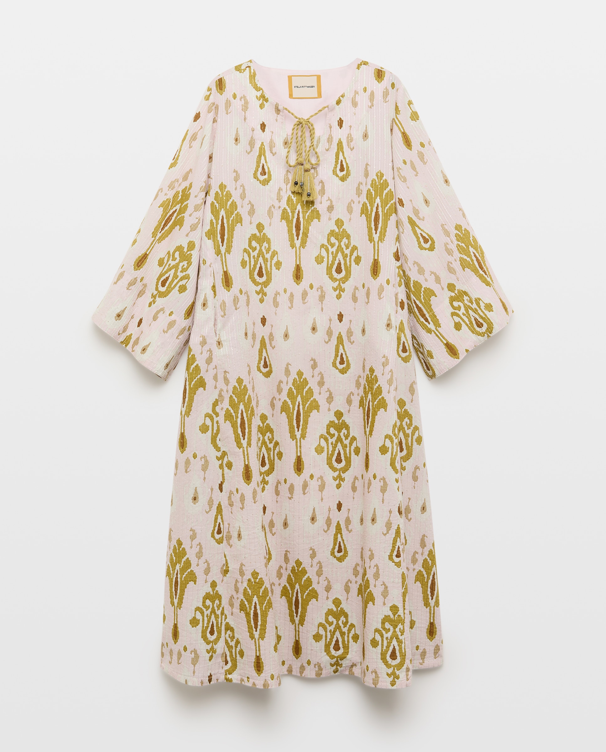 Kaftan com Estampado de Lantejoulas 283 Lavanda-4