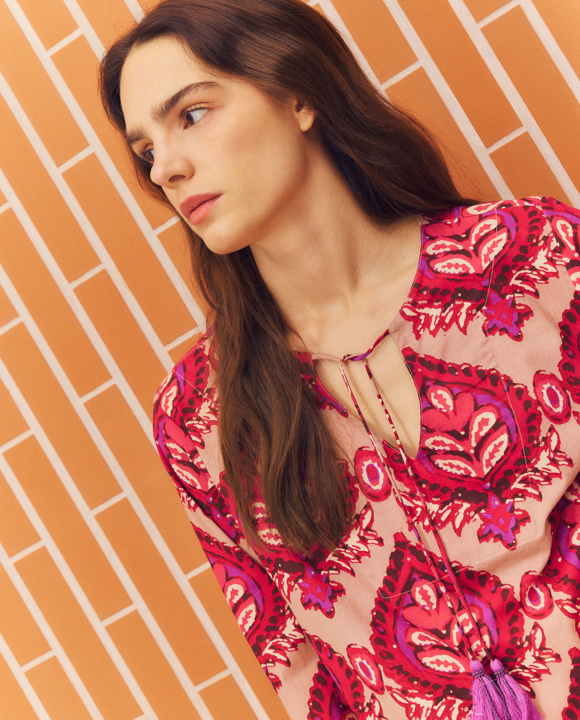 Imagem 0 de Kaftan com Estampado Novo