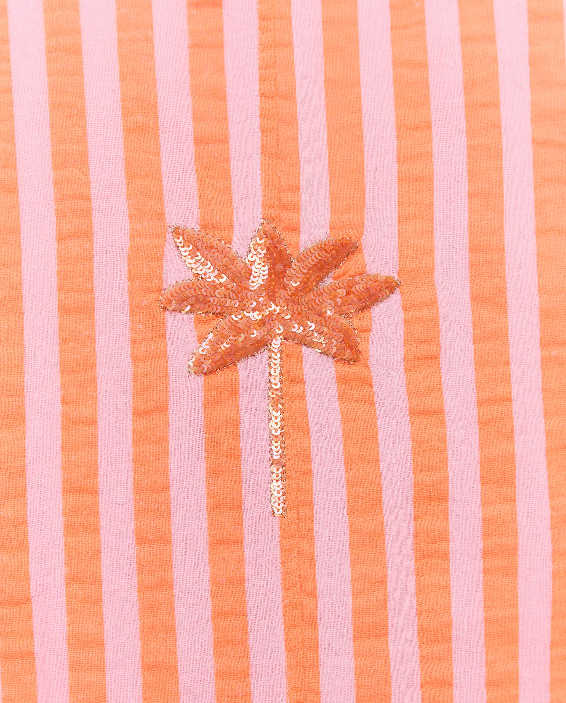 Kaftan às Riscas 660 Laranja-6