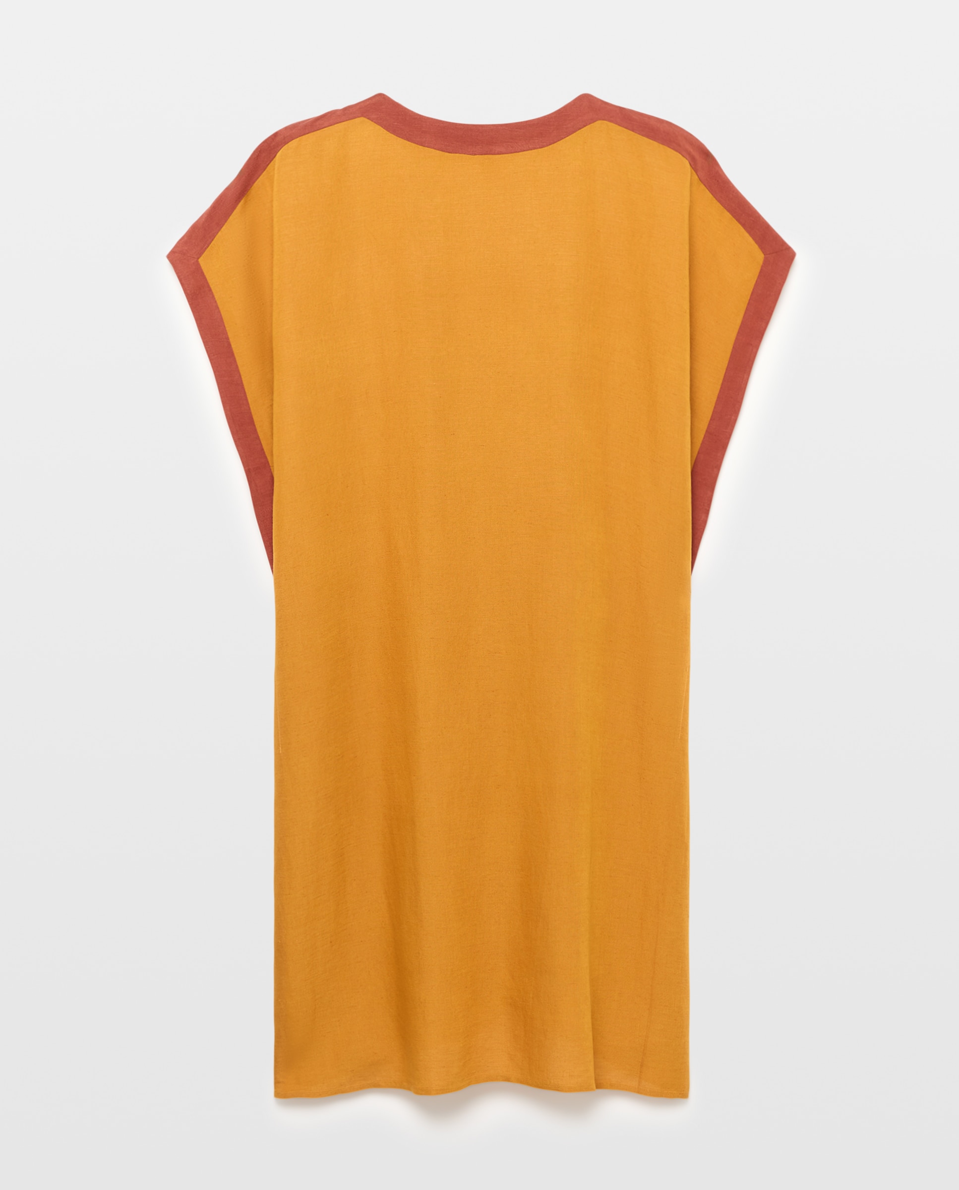 Imagem 0 de Kaftan de Linho com Detalhe de Fita