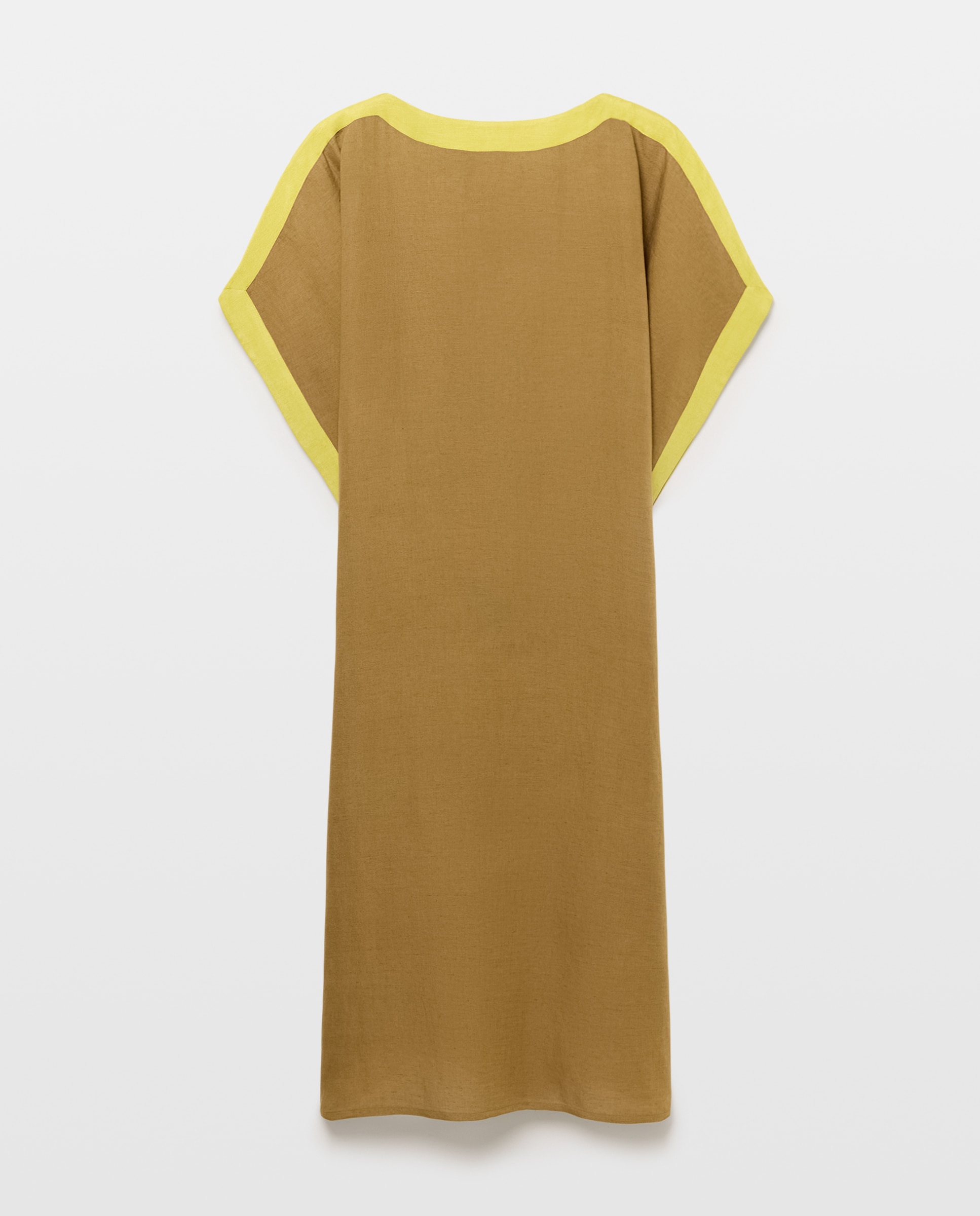 Imagem 0 de Kaftan de Linho com Detalhe de Fita