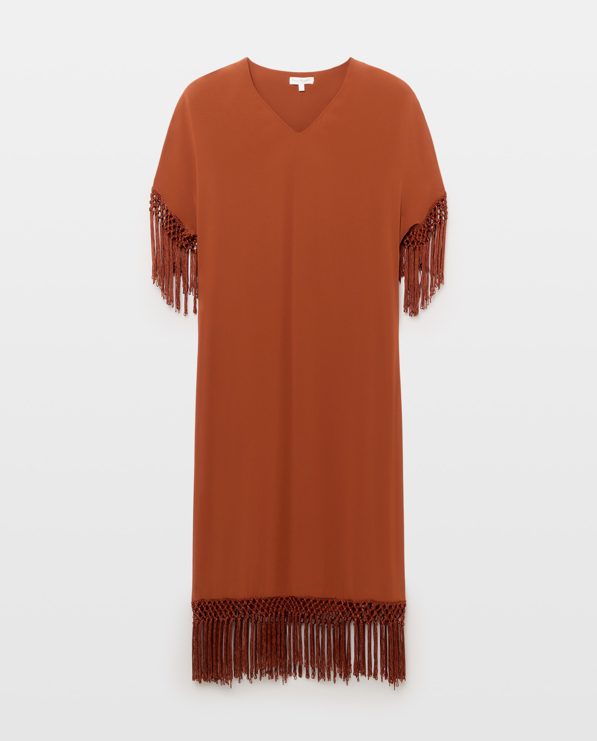 Imagem 0 de Vestido com Detalhe de Franjas