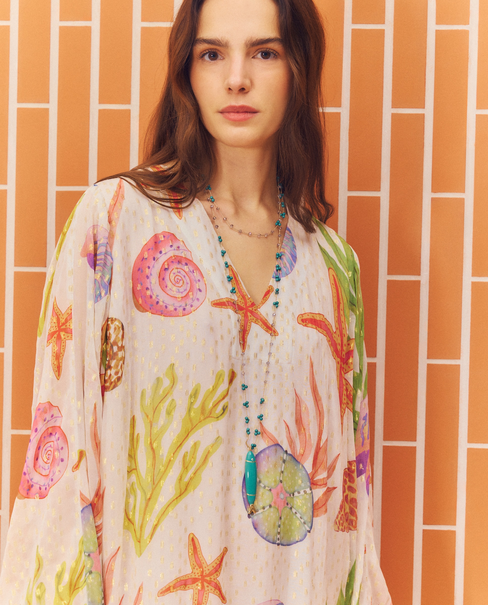 Vestido Fill Coupé Estampado Branco-2