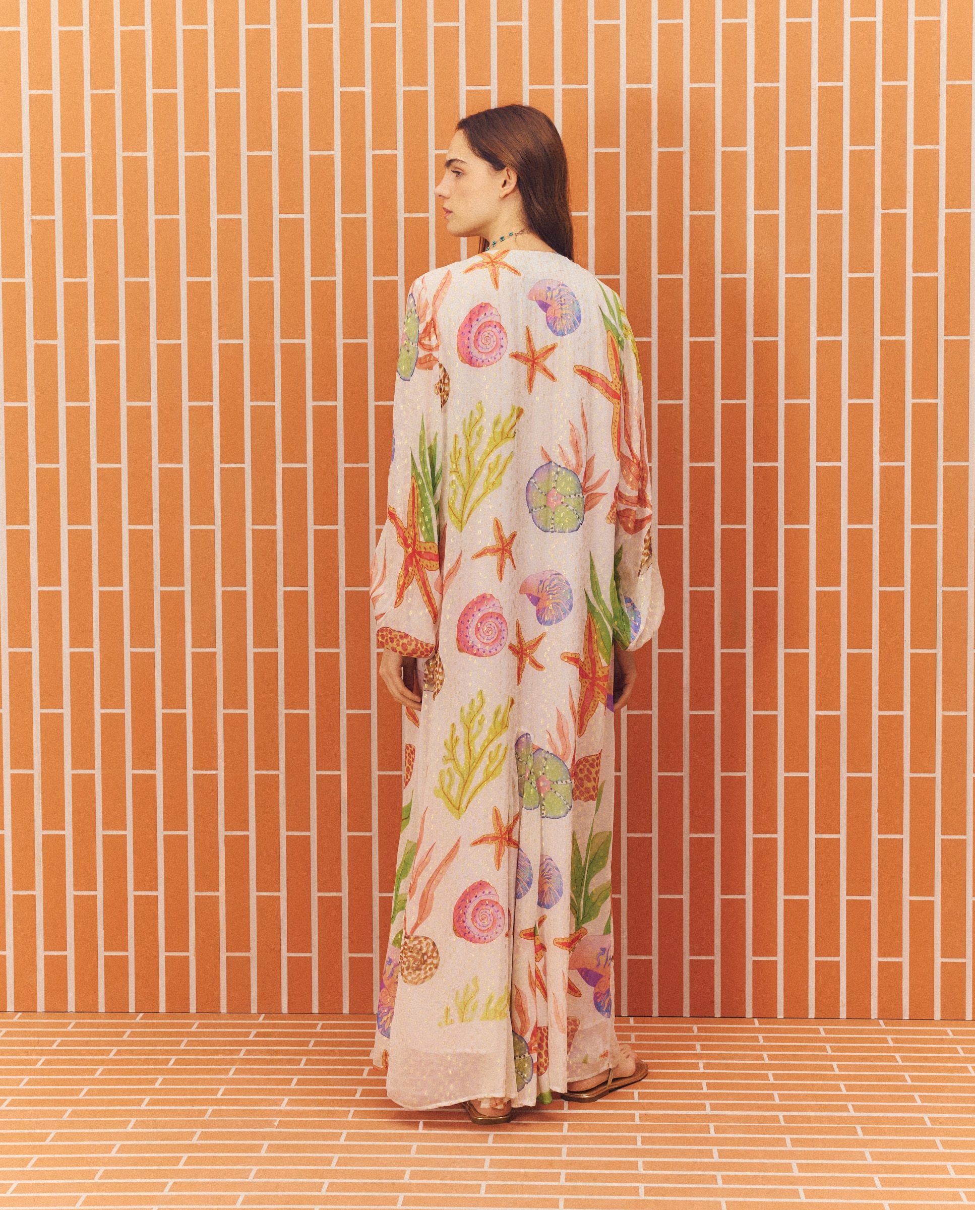 Vestido Fill Coupé Estampado Branco-3