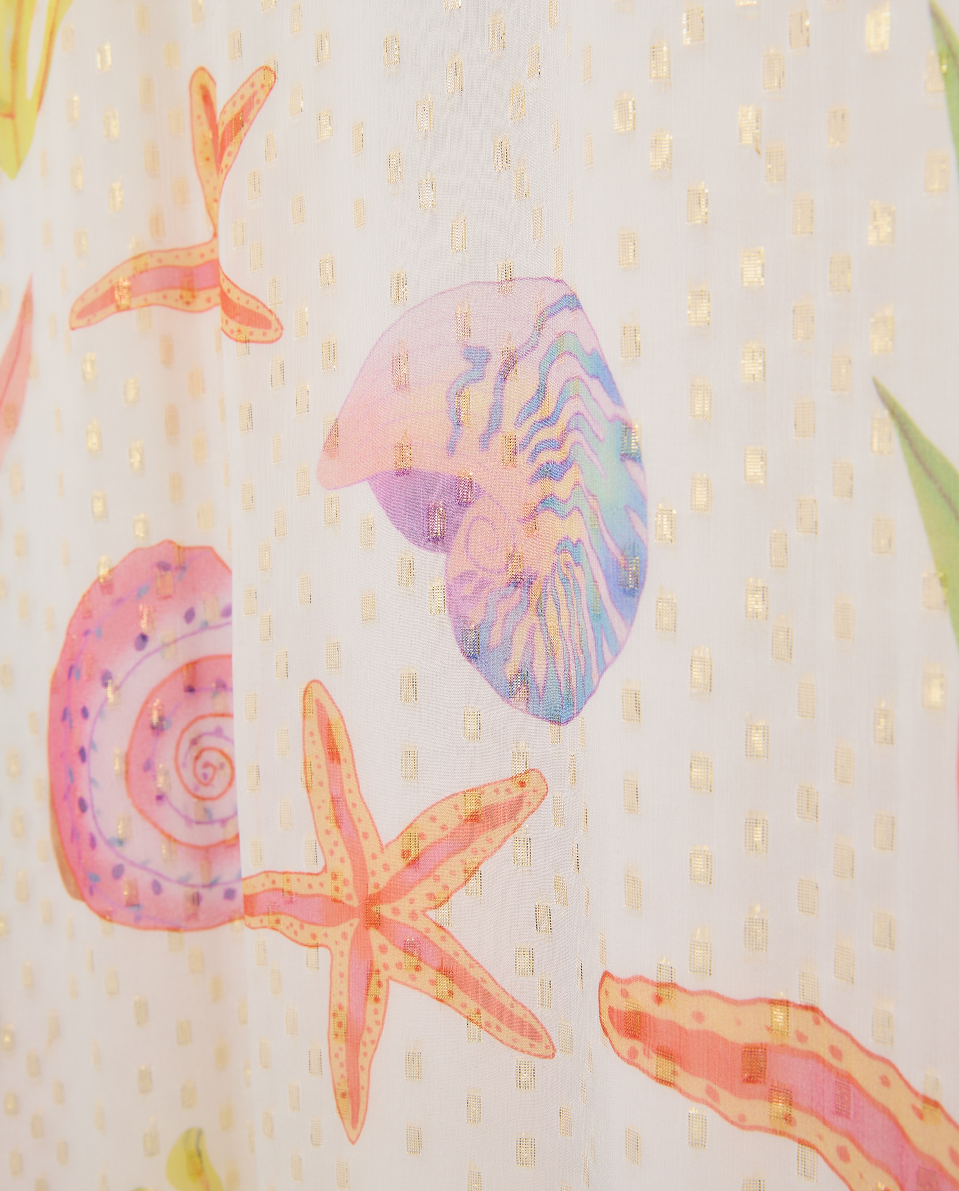 Vestido Fill Coupé Estampado Branco-5