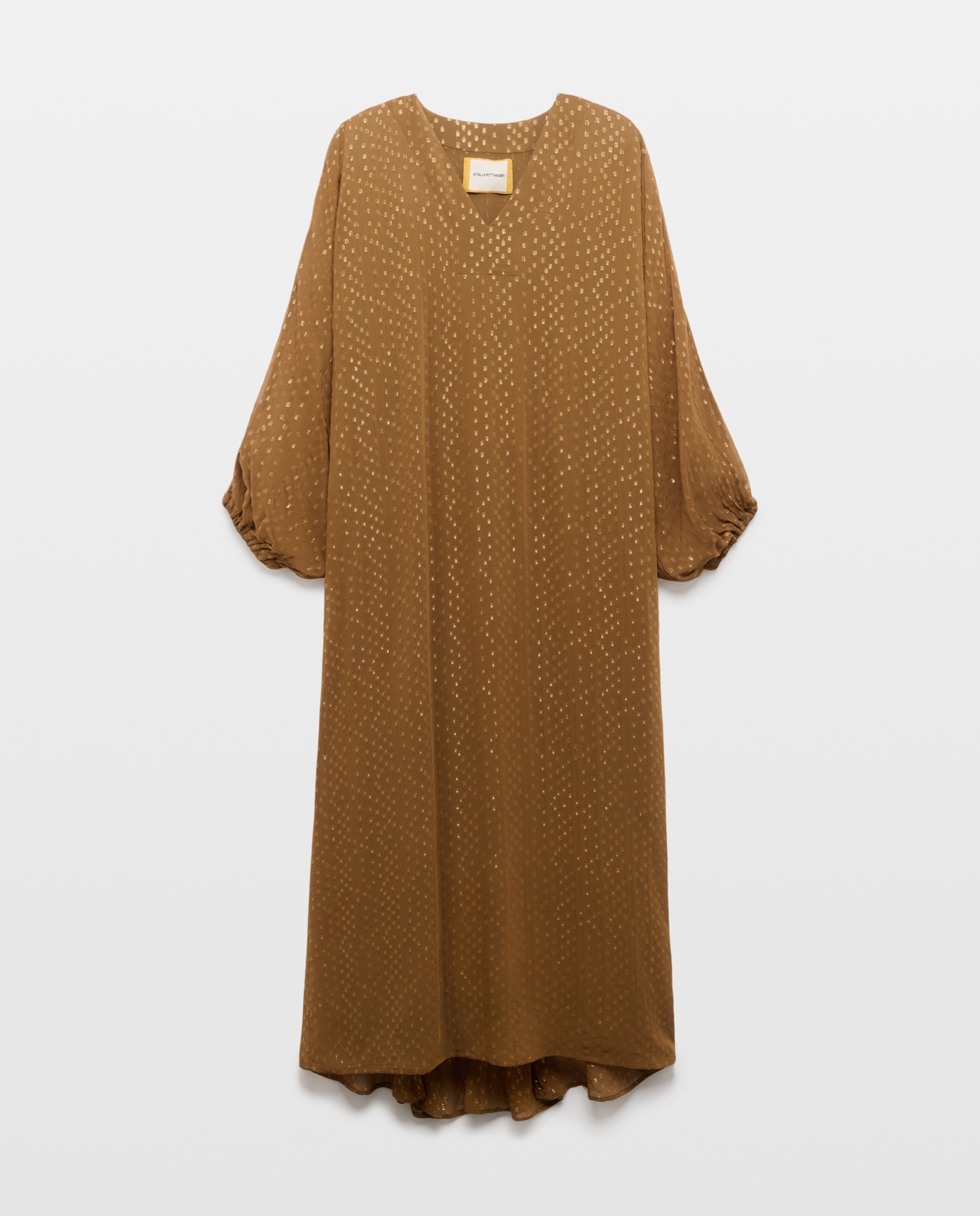 Vestido Fill Coupé Lisos 370 Ocre-4