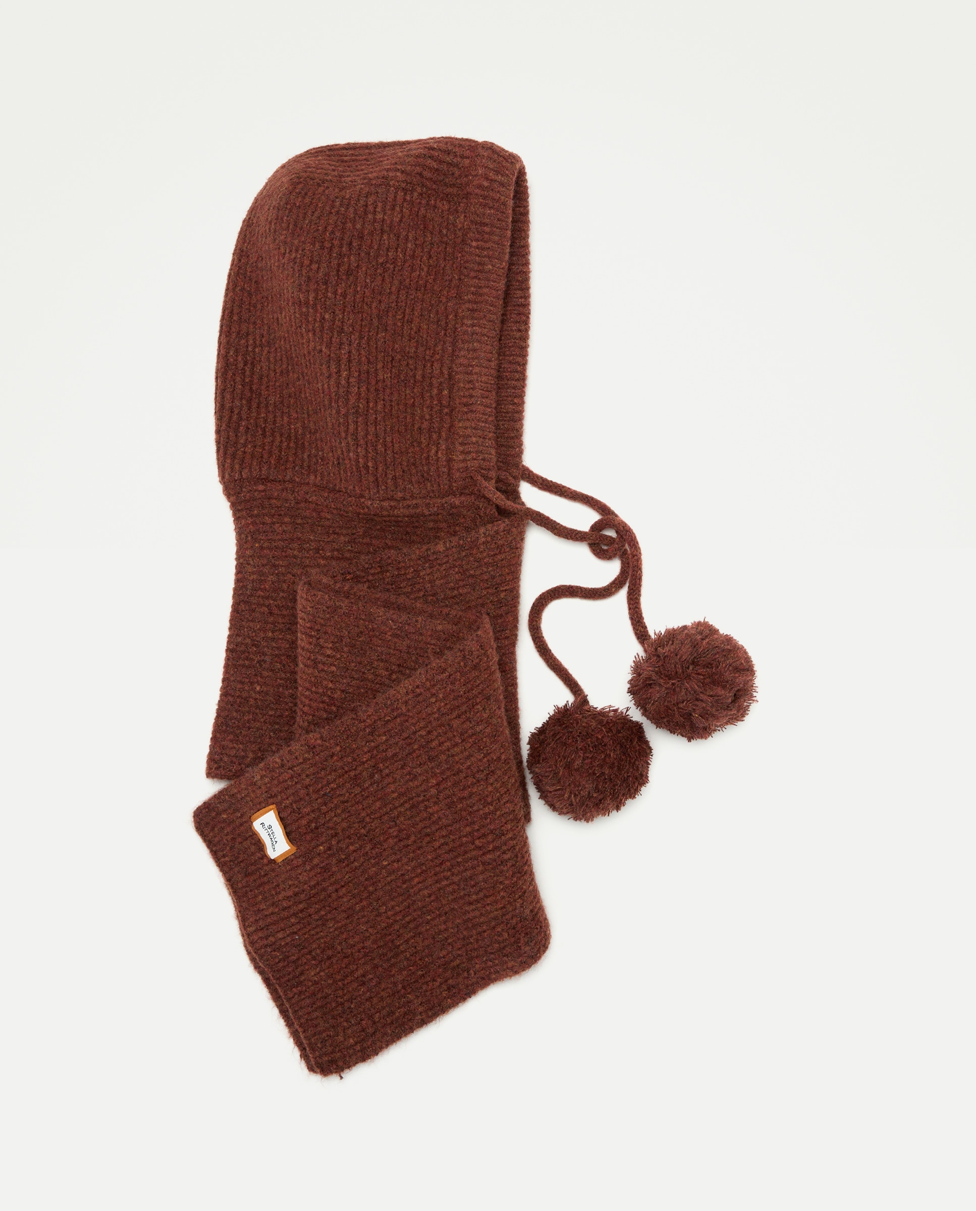 Imagen 1 de Balaclava punto liso - Stella Rittwagen - Marrón Marrón