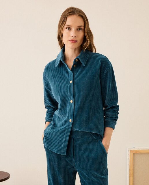 Imagem 0 de Sobrecamisa com Bolsos e Manga Comprida