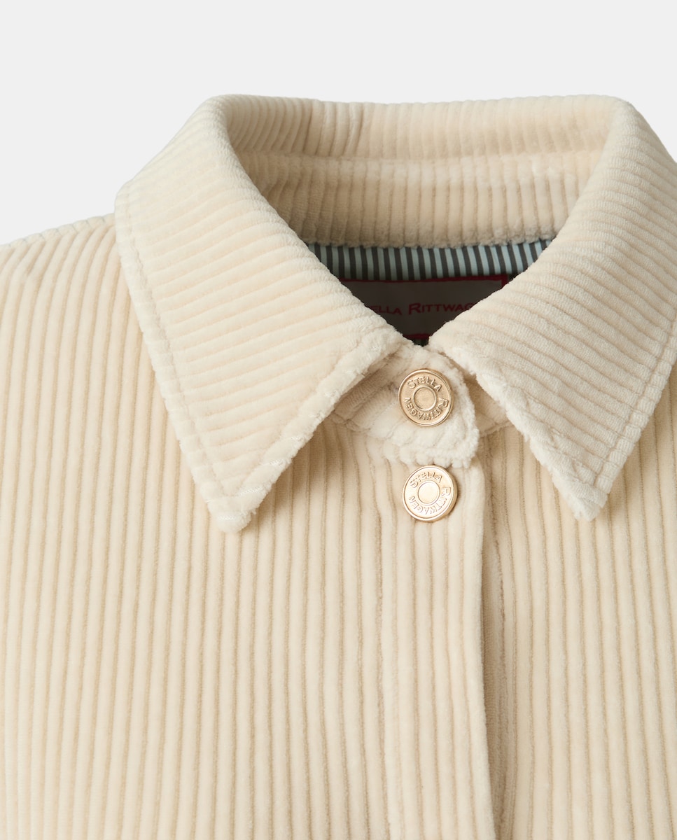 Sobrecamisa com Bolsos e Manga Comprida 120 Cru-5