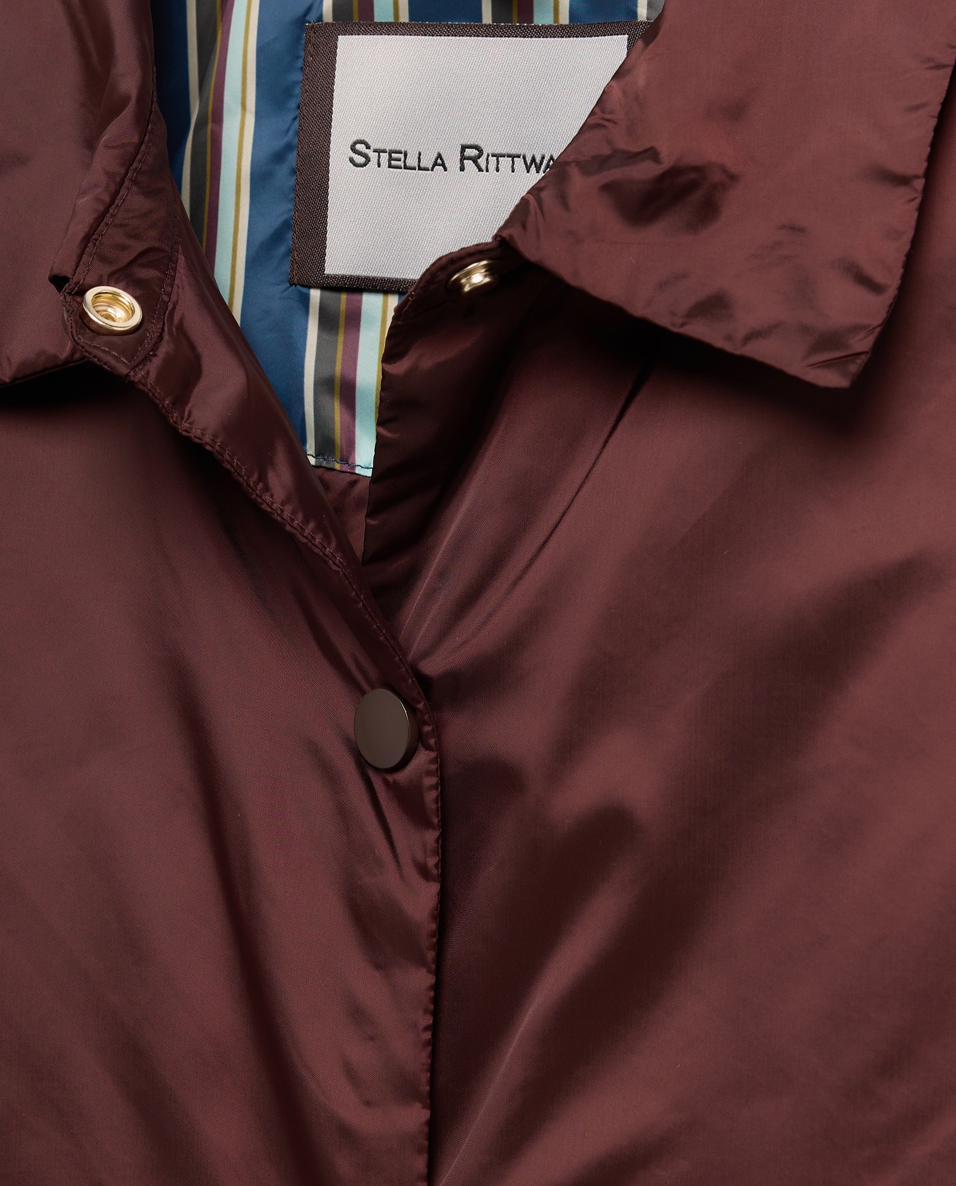 Parka deportiva técnica de mujer larga - Stella Rittwagen - Chocolate Chocolate-2
