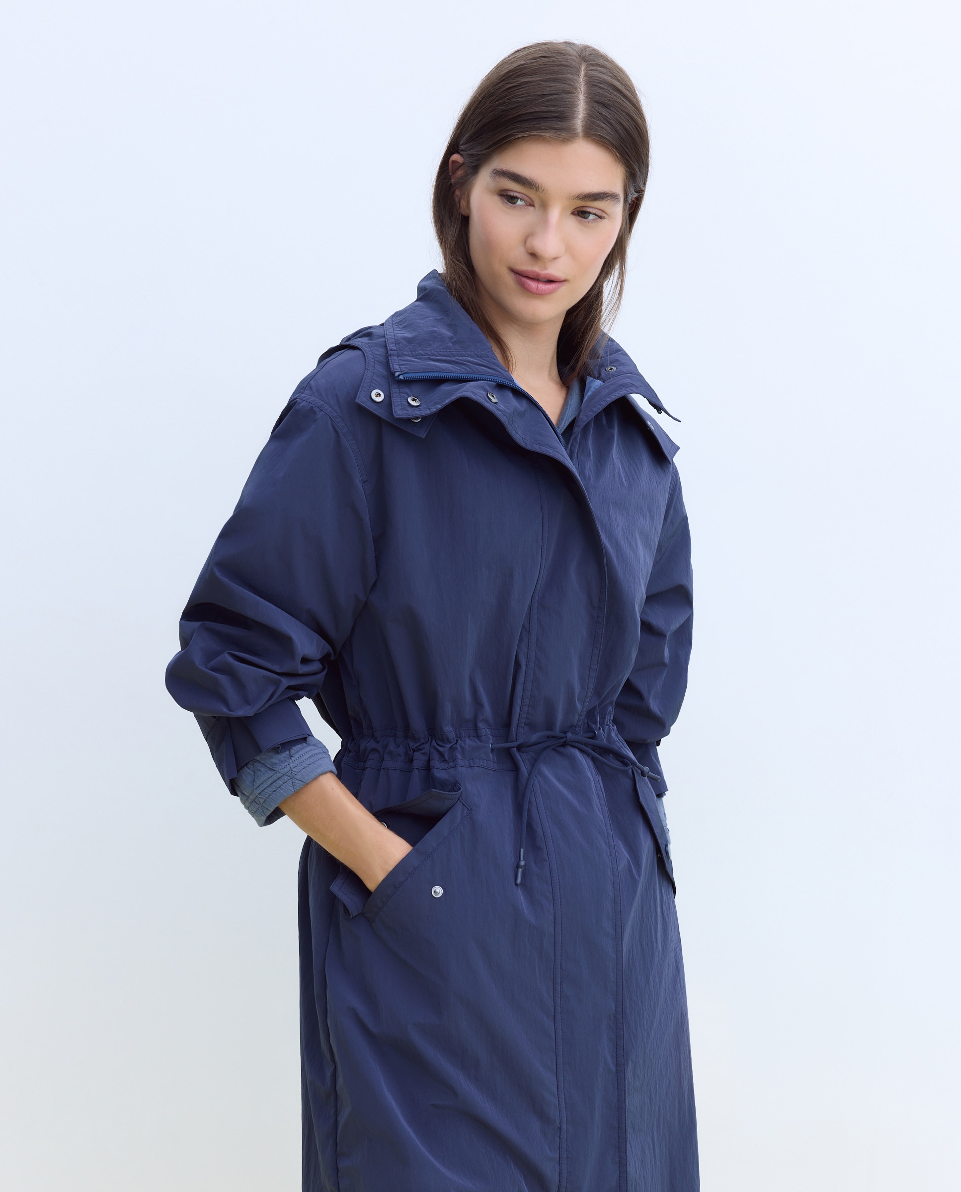 Imagen 0 de Parka detalle cuello 430 Azul oscuro