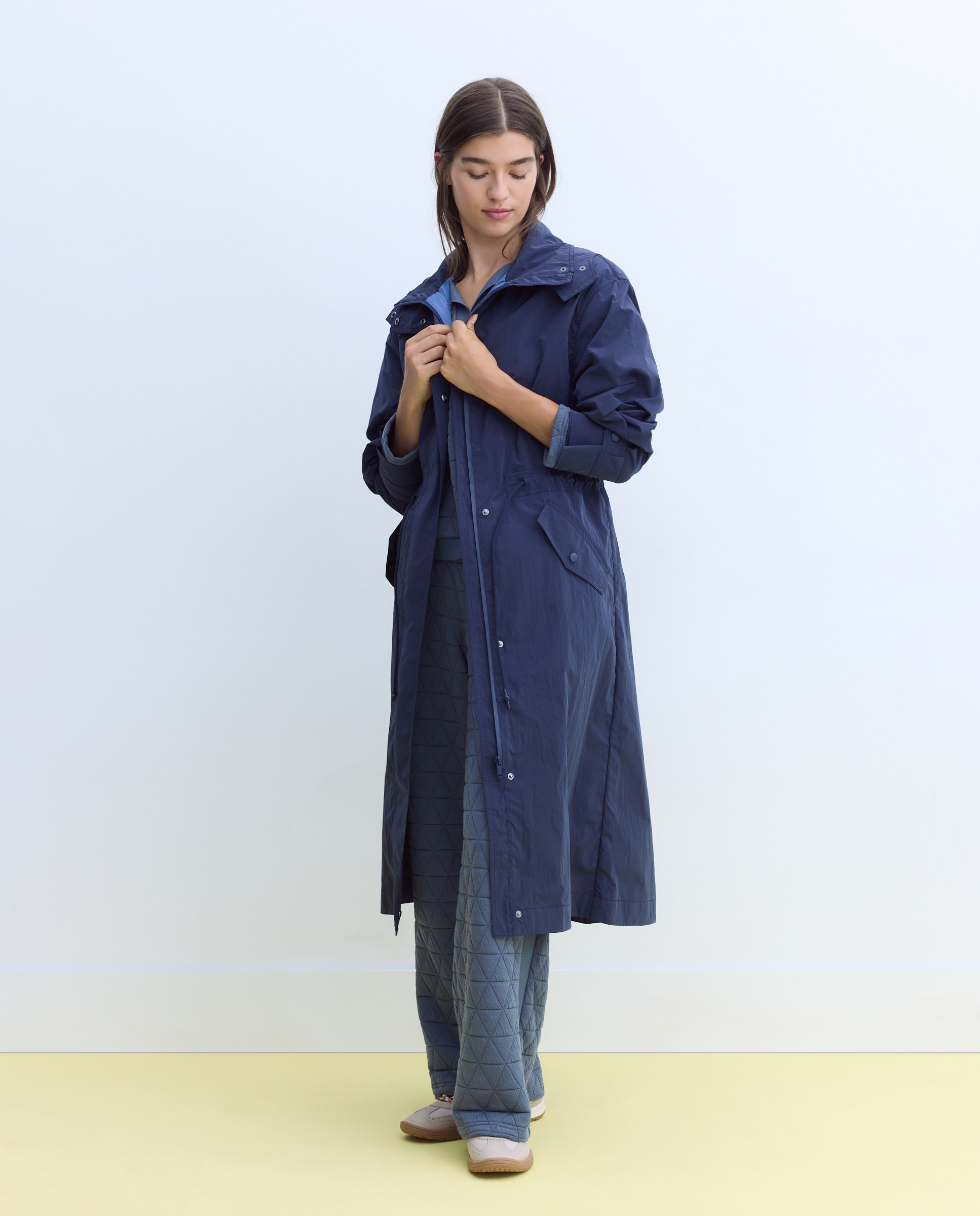 Parka detalle cuello - Stella Rittwagen - 430 Azul oscuro 430 Azul oscuro-2