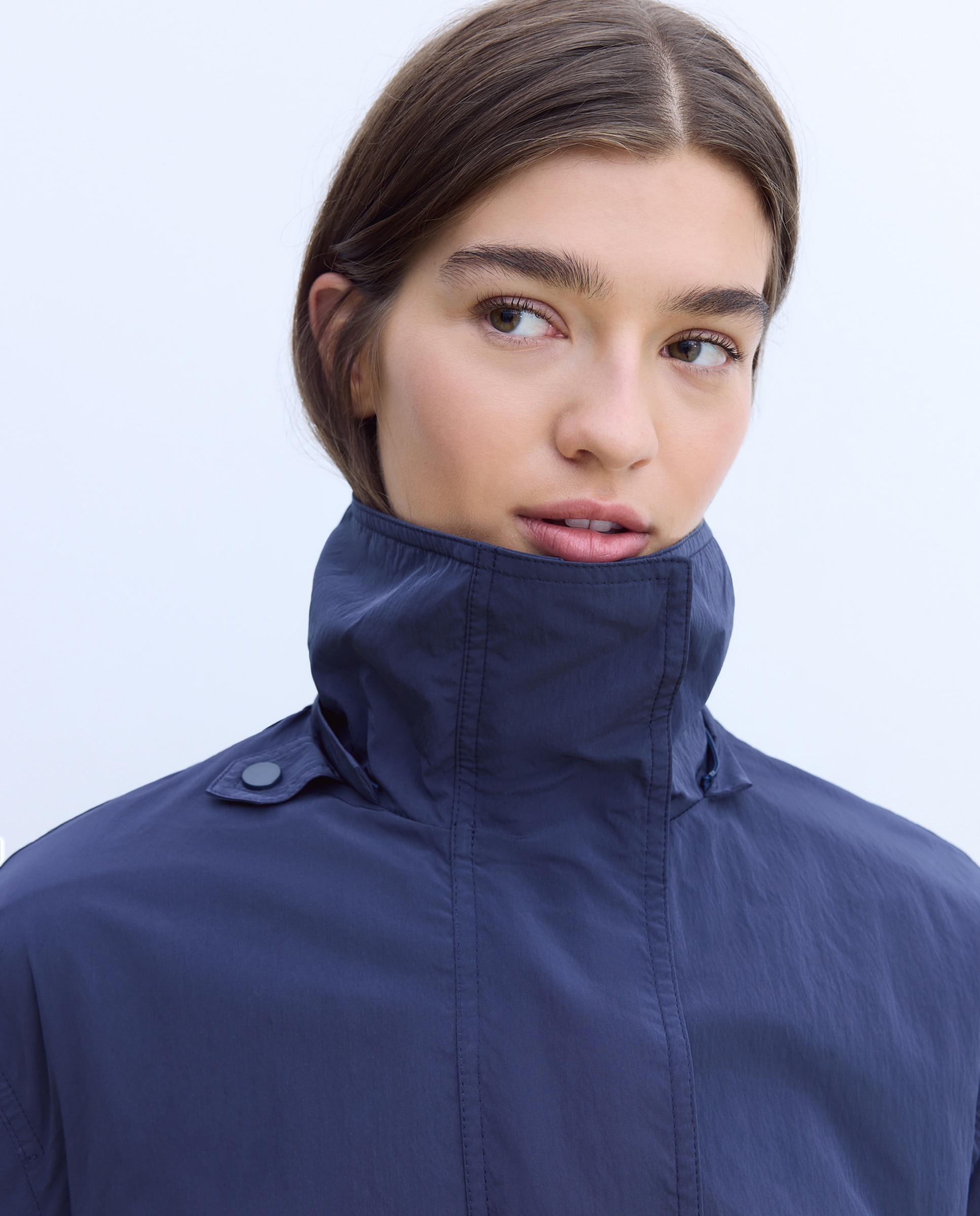 Parka detalle cuello - Stella Rittwagen - 430 Azul oscuro 430 Azul oscuro-3