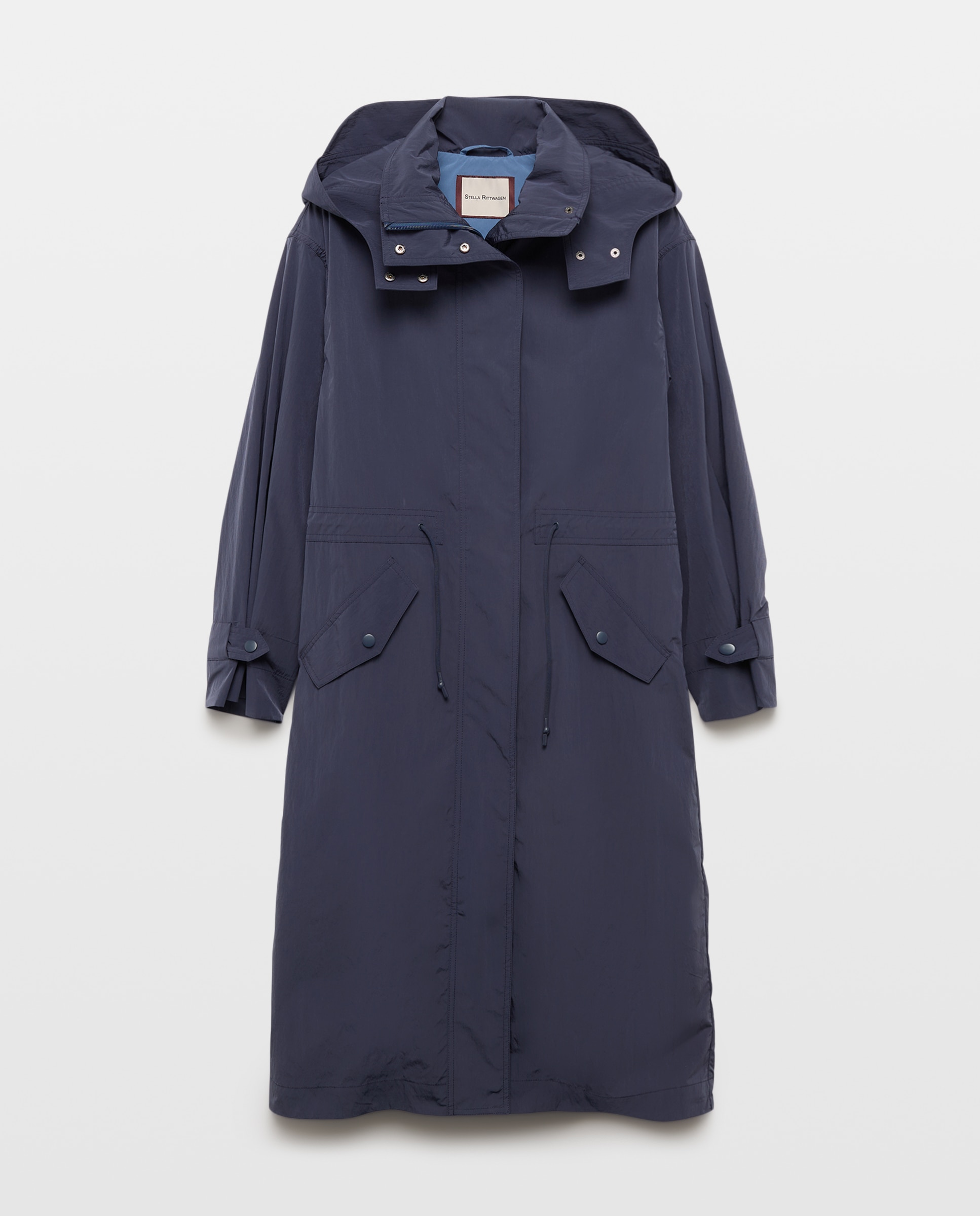 Parka detalle cuello - Stella Rittwagen - 430 Azul oscuro 430 Azul oscuro-5
