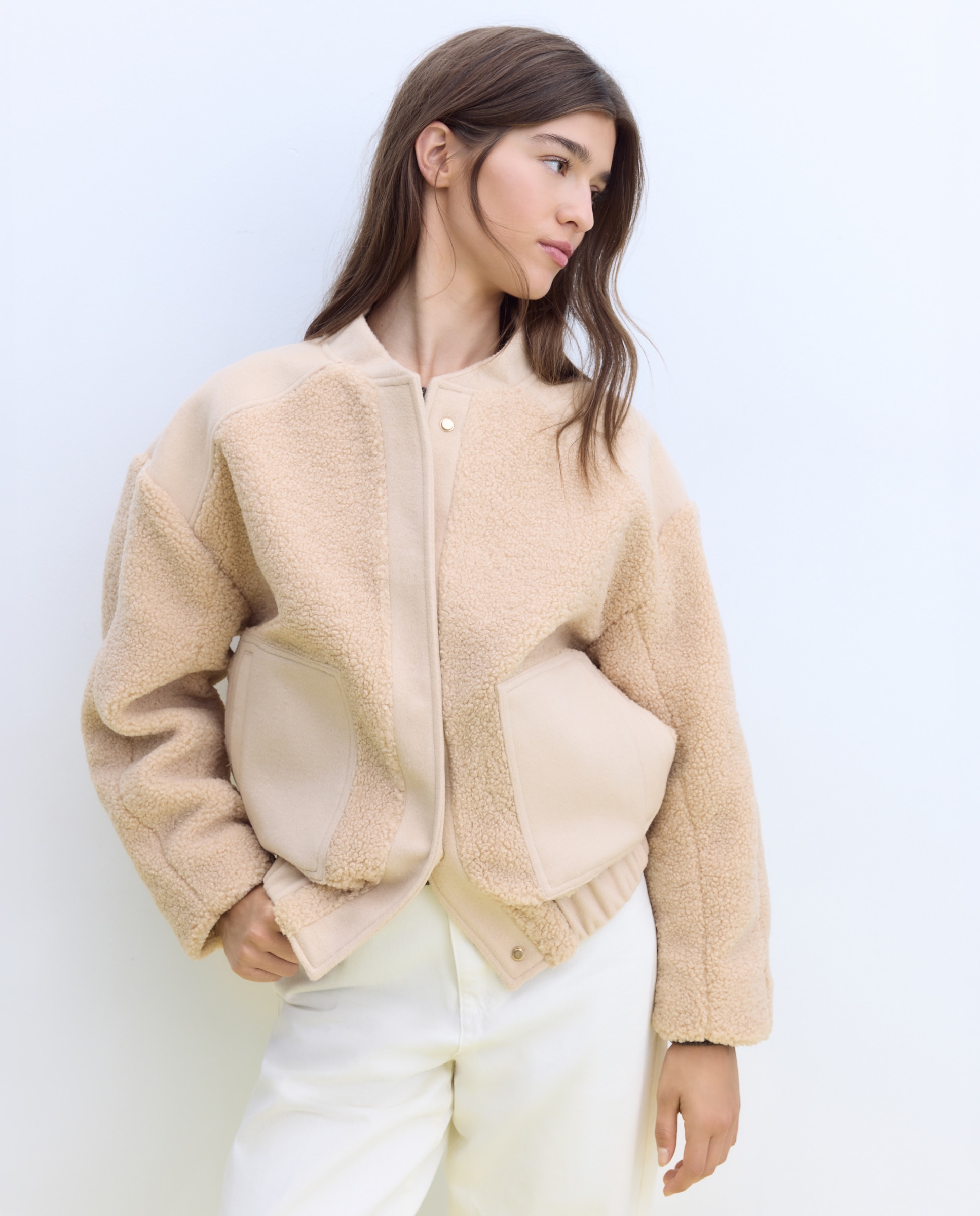 Cazadora fake fur - Stella Rittwagen - 120 Crudo 120 Crudo-1