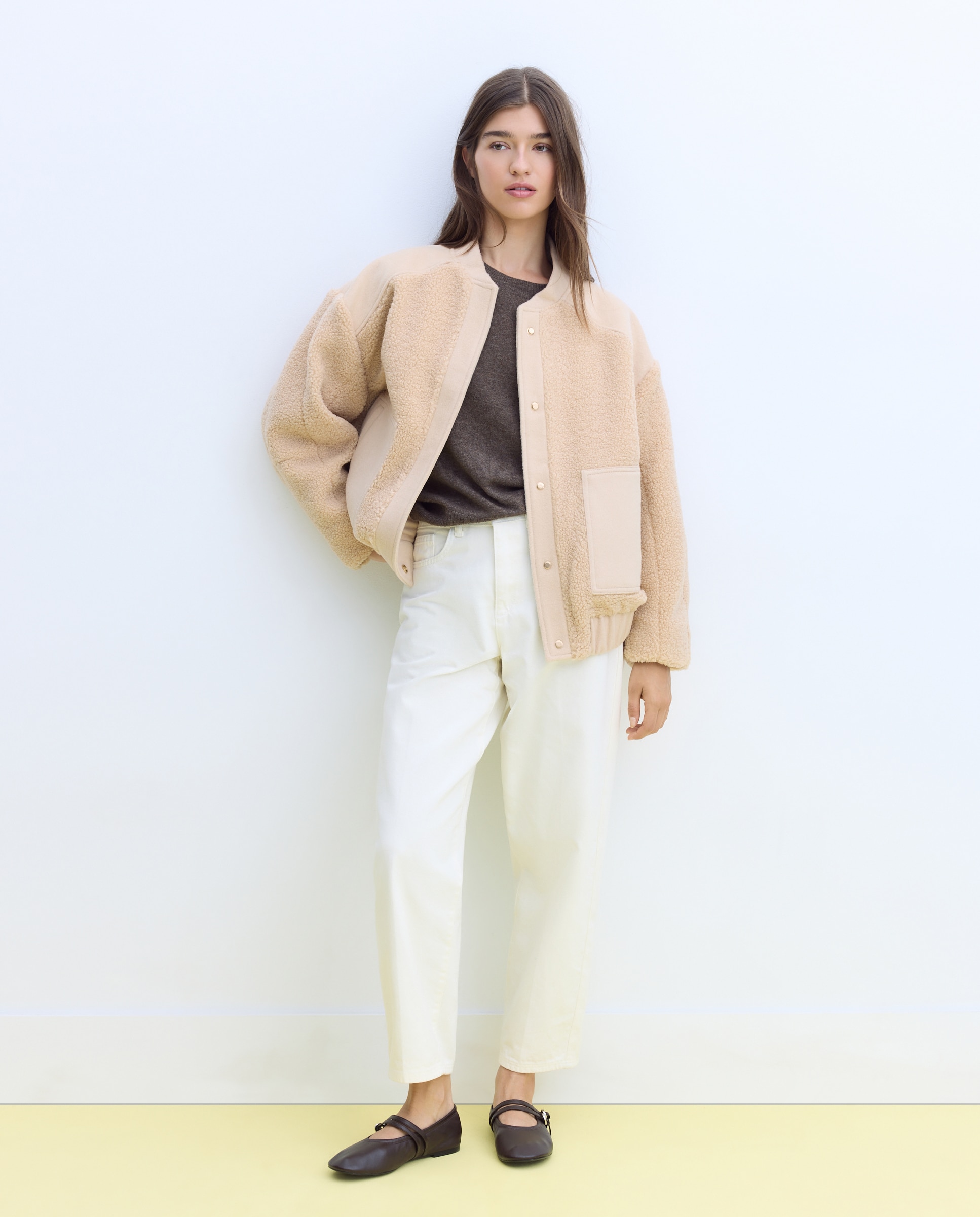 Cazadora fake fur - Stella Rittwagen - 120 Crudo 120 Crudo-2