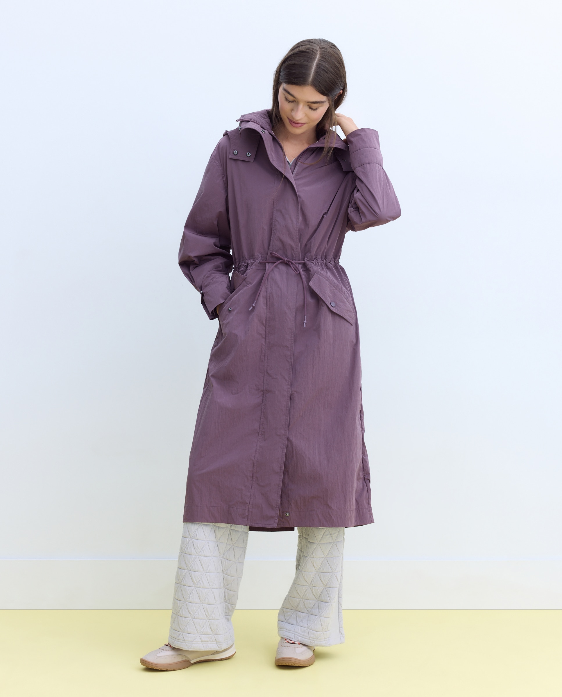 Imagen 0 de Parka detalle cuello 291 Berenjena