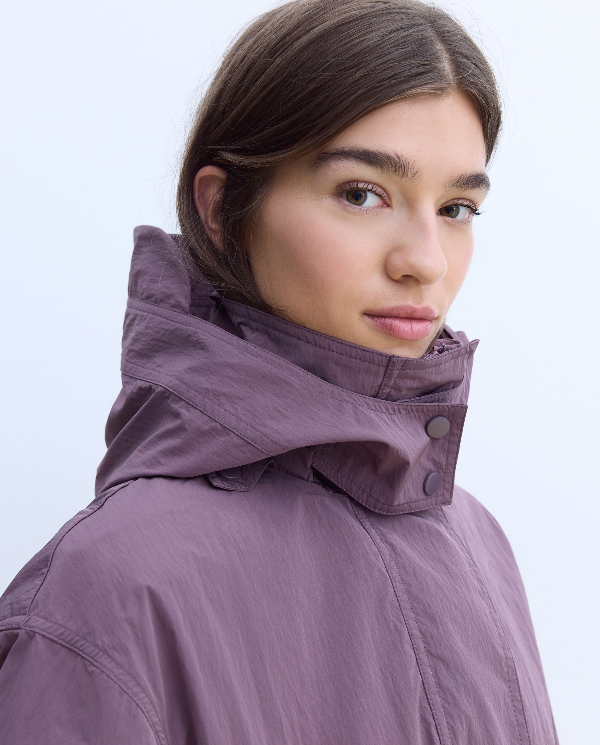 Parka detalle cuello - Stella Rittwagen - 291 Berenjena 291 Berenjena-4