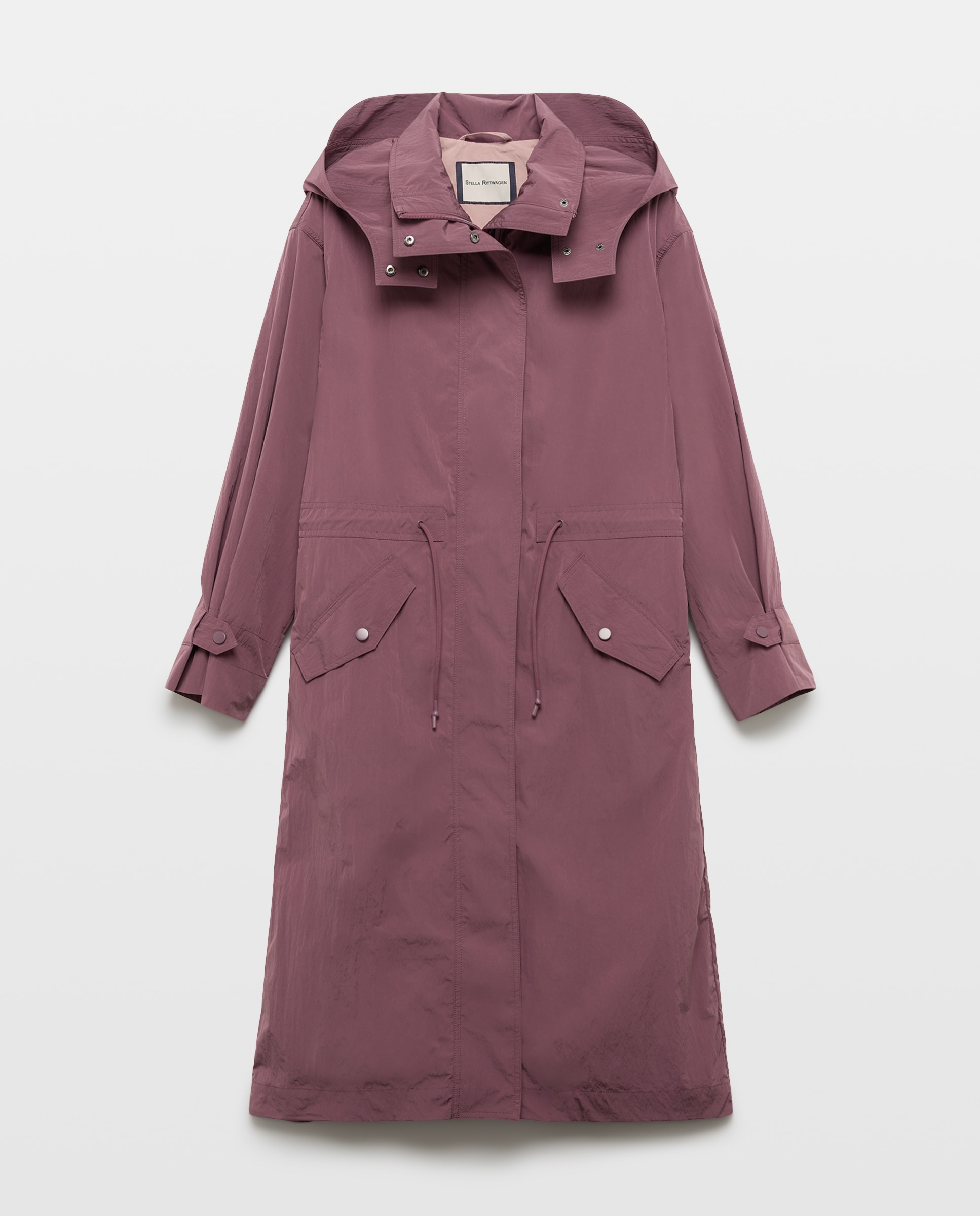 Parka detalle cuello - Stella Rittwagen - 291 Berenjena 291 Berenjena-5