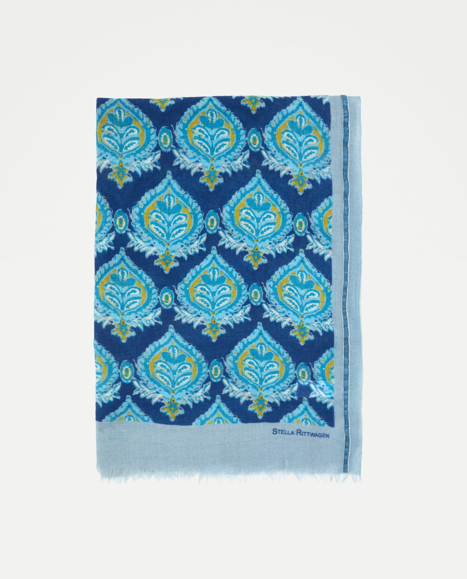 Lenço estampado Azul-marinho-2