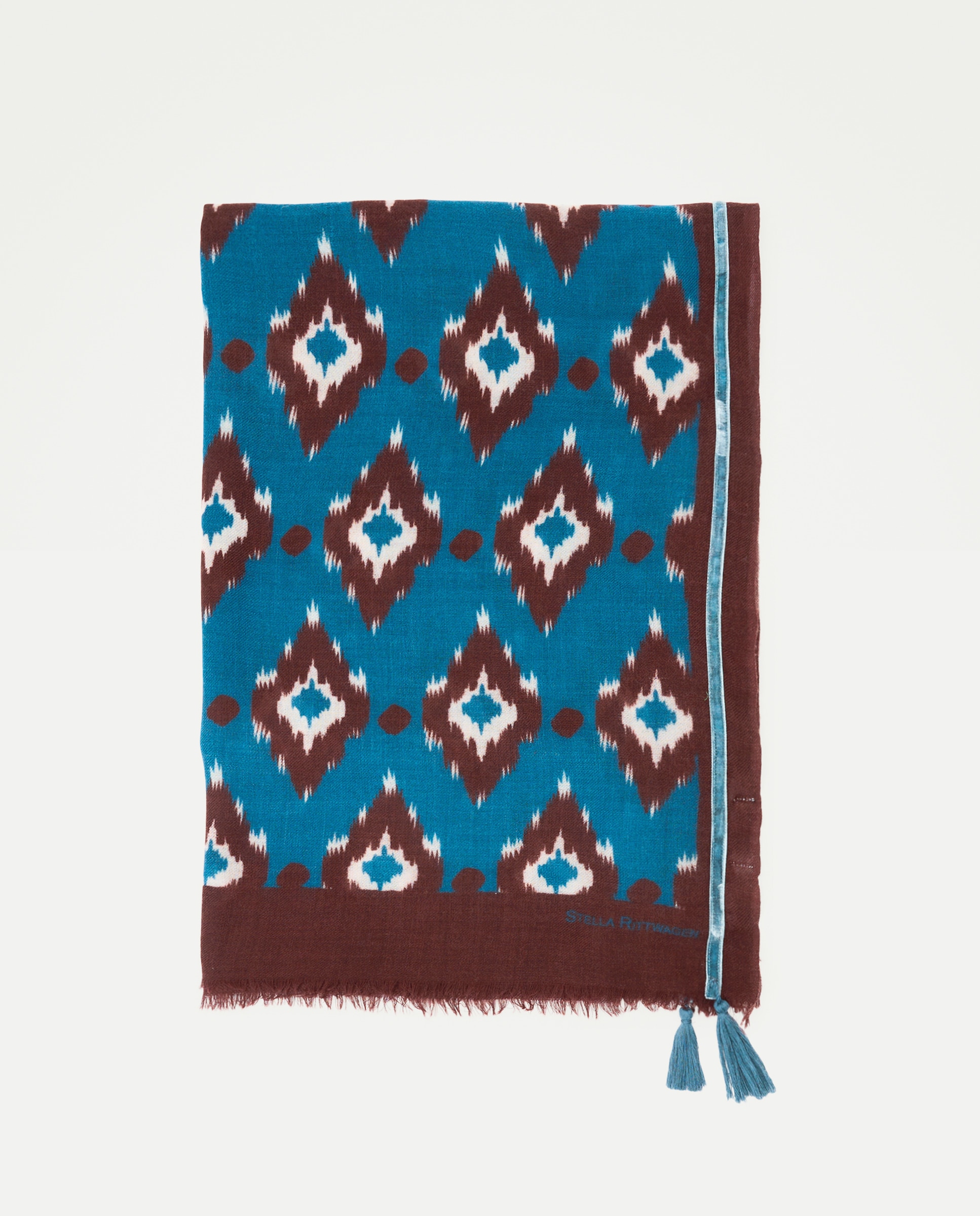 Pañuelo estampado - Stella Rittwagen - 400 Azul 400 Azul-2